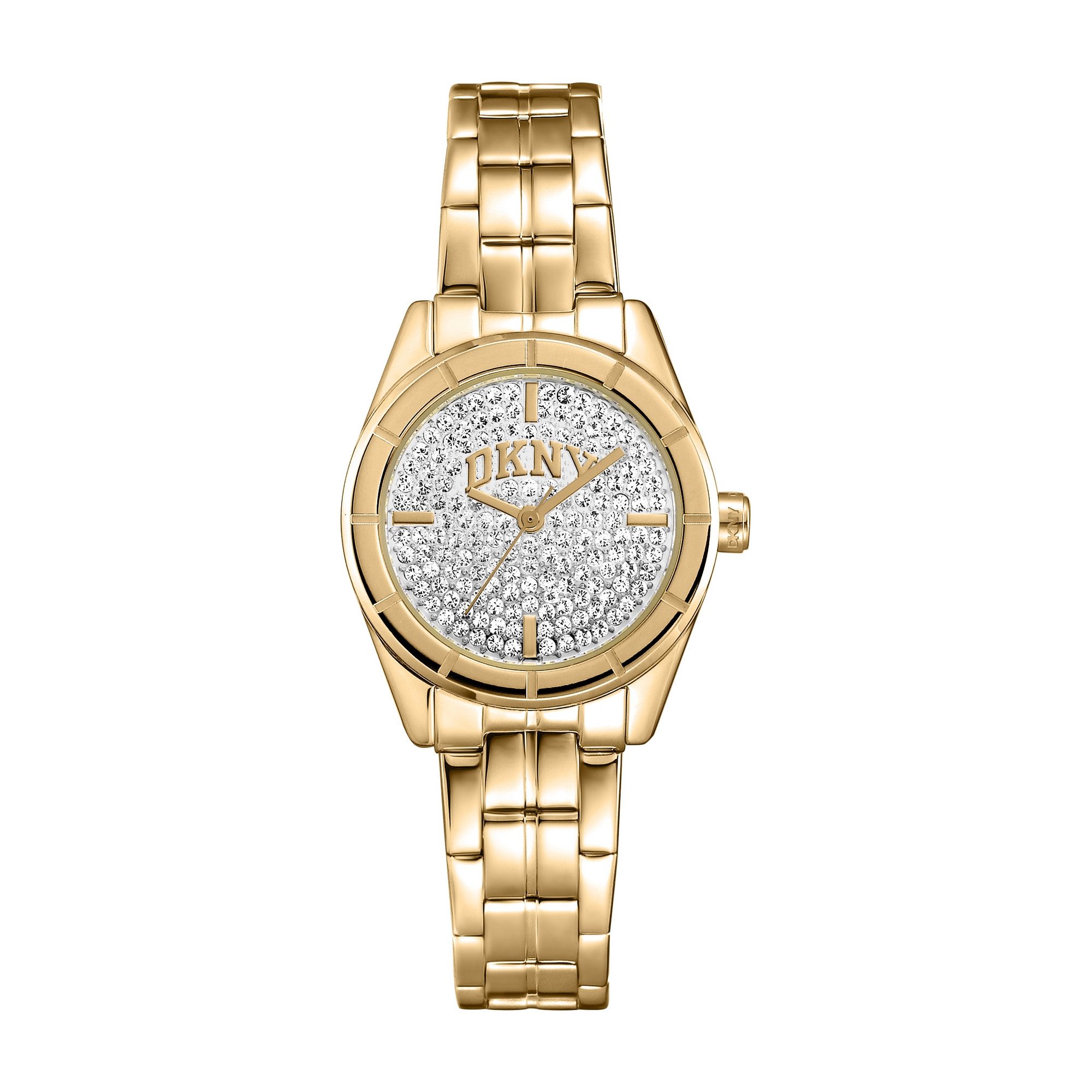 DKNY Quarzuhr Evening Watch DK1L169M0225, (Set, 2-tlg., mit Armband), Armbanduhr, Damenuhr, Edelstahlarmband, Ideal auch als Geschenk