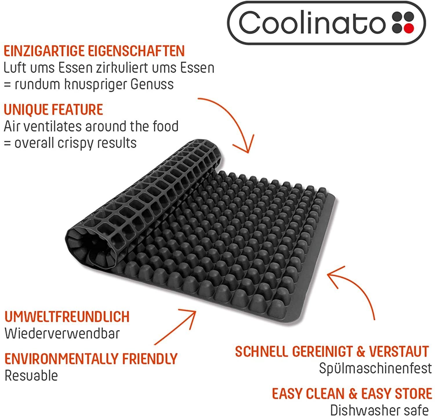 Coolinato Backmatte Fett-Weg Matte
