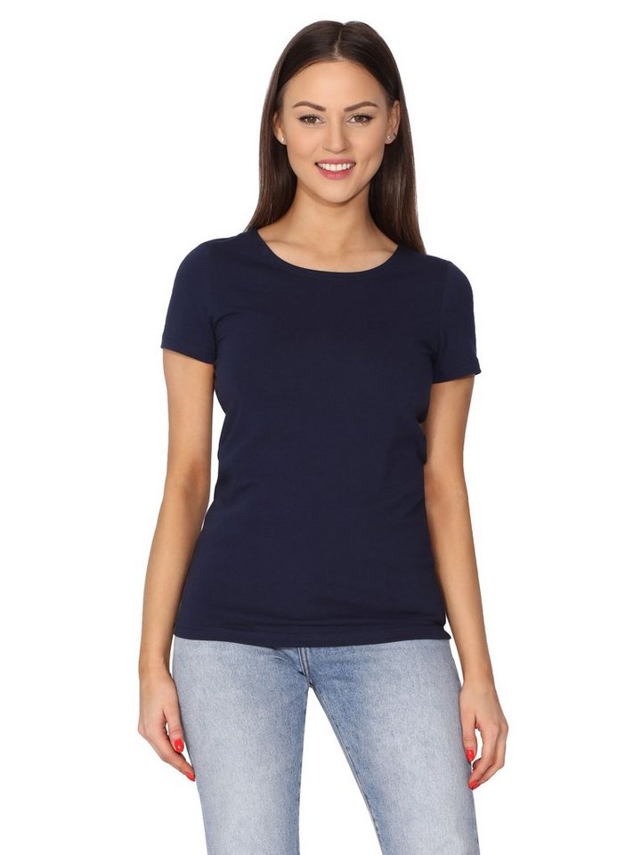 Style T-Shirt Damen T-Shirt Merry Kurzarm (1-tlg) MS10-370