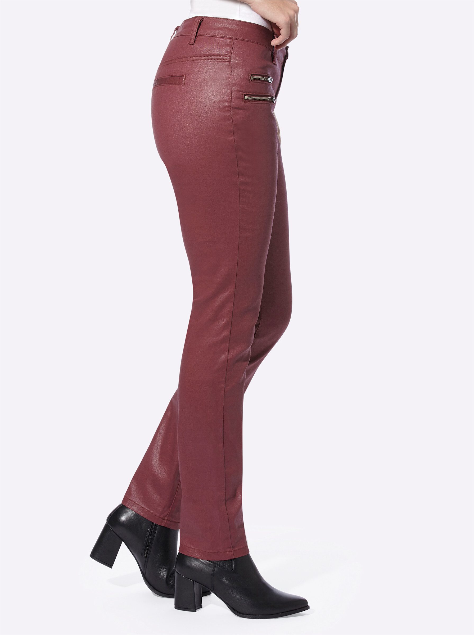 heine Bequeme Jeans Röhrenhose leicht vertieft
