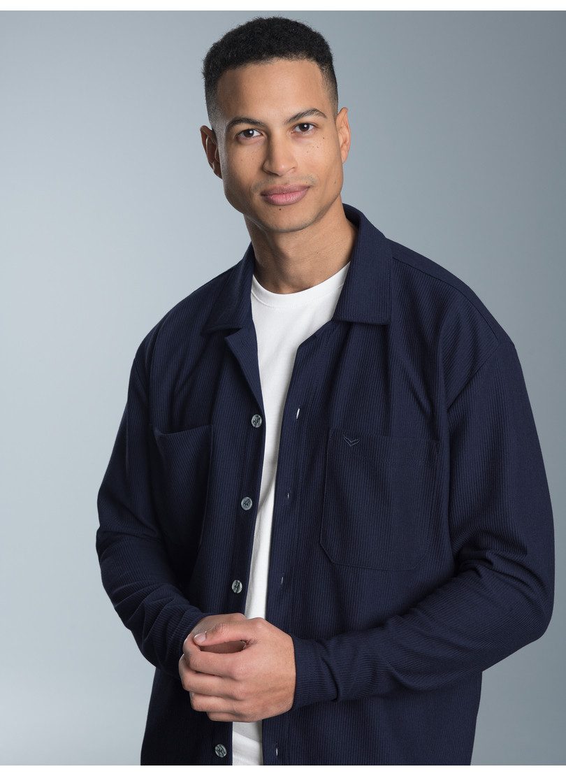 Trigema Blusenshirt TRIGEMA Hemdjacke/Overshirt (1-tlg) günstig online kaufen