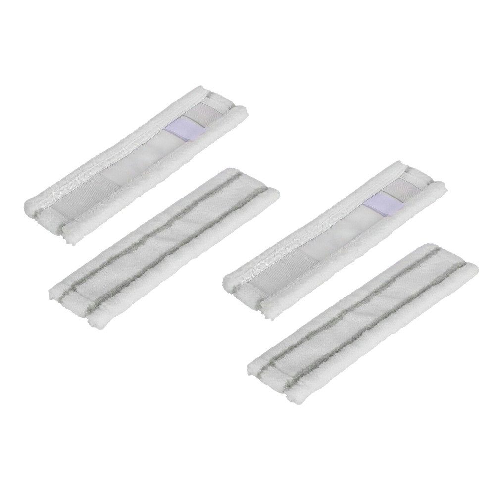 Trade-Shop 4x Wischtuch passend für Kärcher WV60 WV65 WV70 WV71 WV75 2.633-100.0 Mikrofasertuch (7.00x27.50 cm, 4-tlg)