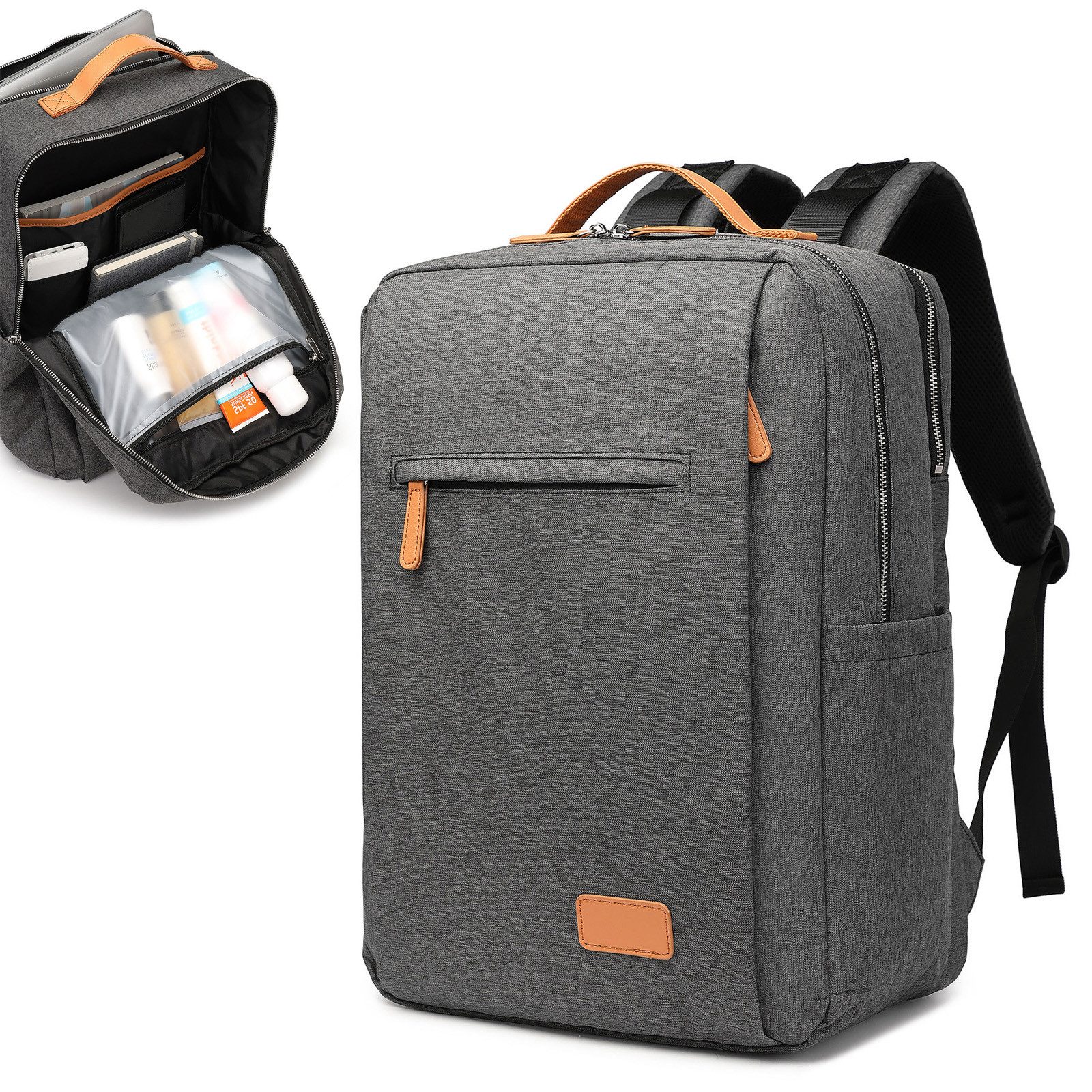 REDOM Laptoprucksack Laptop Rucksäcke Schulrucksack Wasserbeständig günstig online kaufen