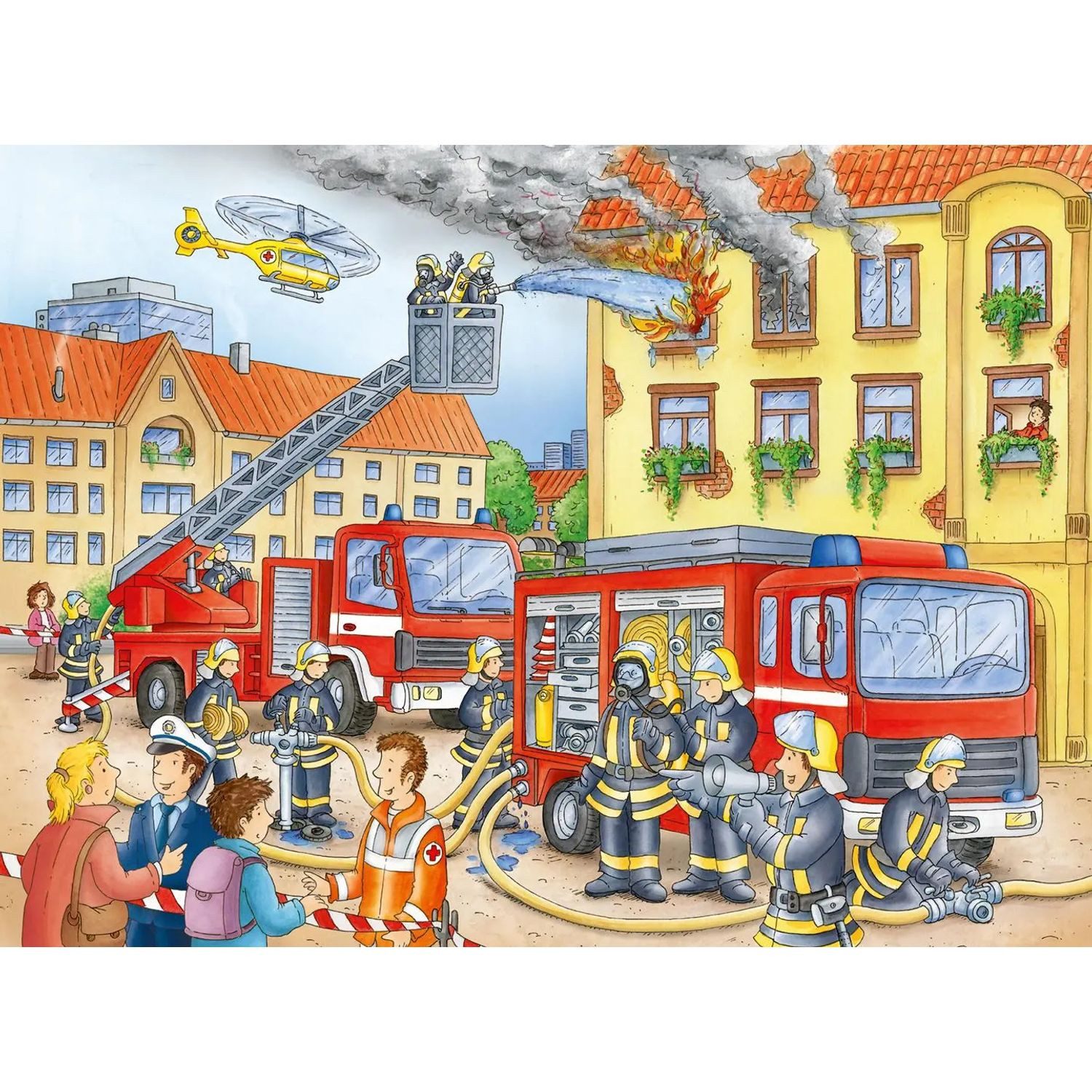 Ravensburger Puzzle Unsere Feuerwehr. Puzzle 100 Teile XXL, 100 Puzzleteile