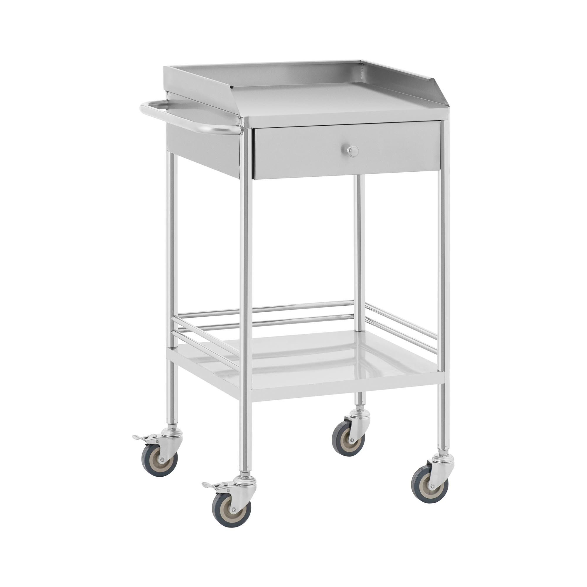 Steinberg Systems Regalwagen Laborwagen Aufbewahrungswagen Labor Rollwagen 2 Ablagen 1 Fach 40 kg