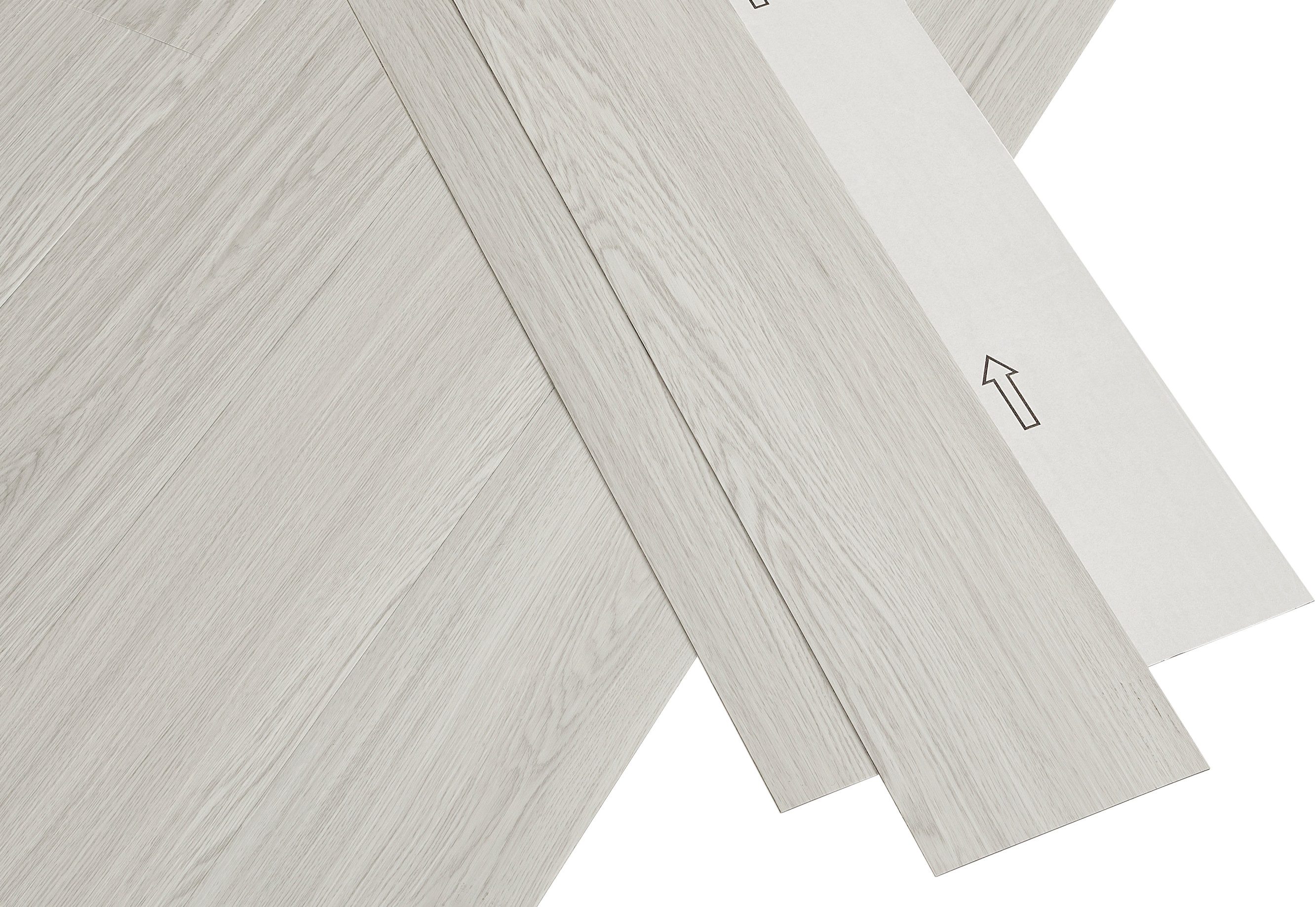 misento Vinylboden selbstklebend in Holzoptik, 32 PVC Planken je ca. 15,2 x 91,4 cm