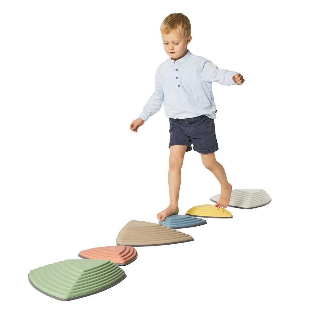 Gonge Balancetrainer Balanciersteine-Set Fluss-Steine, Äußerst stabil und langlebig: Belastbar bis 100 kg