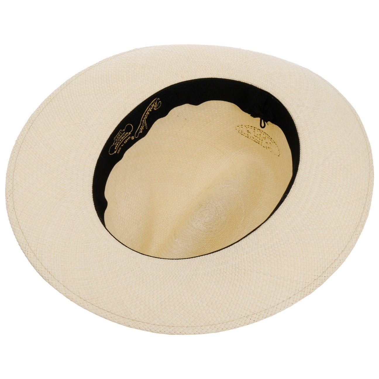 Borsalino Sonnenhut (1-St) Panamastrohhut mit Ripsband, Made in Italy