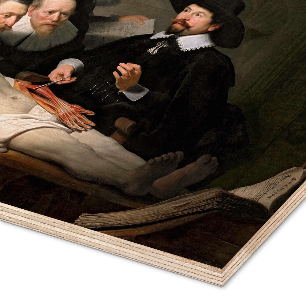 Posterlounge Wandbild Die Anatomie des Dr. Tulp, Rembrandt van Rijn, erhältlich als Poster, Leinwandbild, Wandsticker oder Acrylglasbild