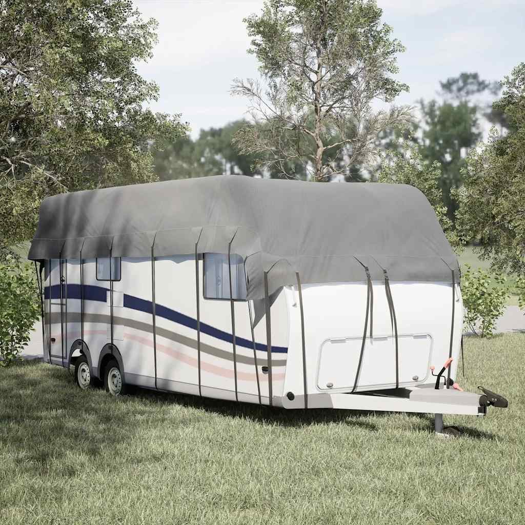 vidaXL Autoplane Dachplane für Wohnwagen Grau 800x300 cm Vliesstoff (1-St)