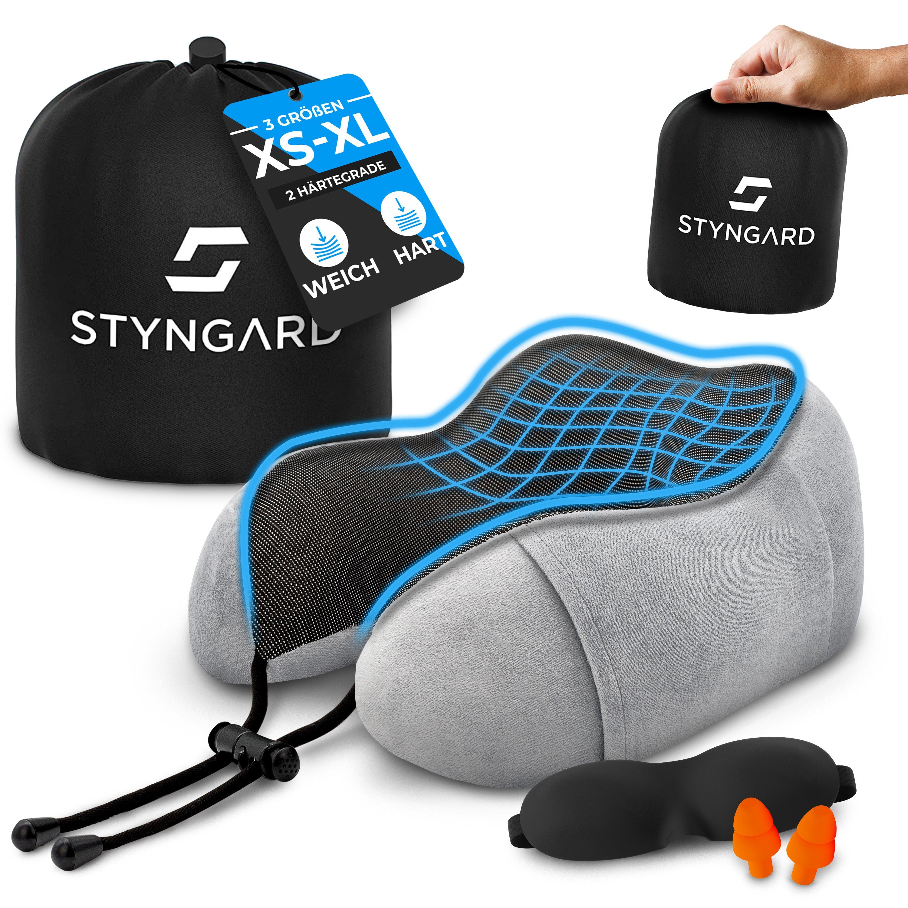 Styngard Nackenkissen Reisekissen, aus Memory-Foam inkl. günstig online kaufen