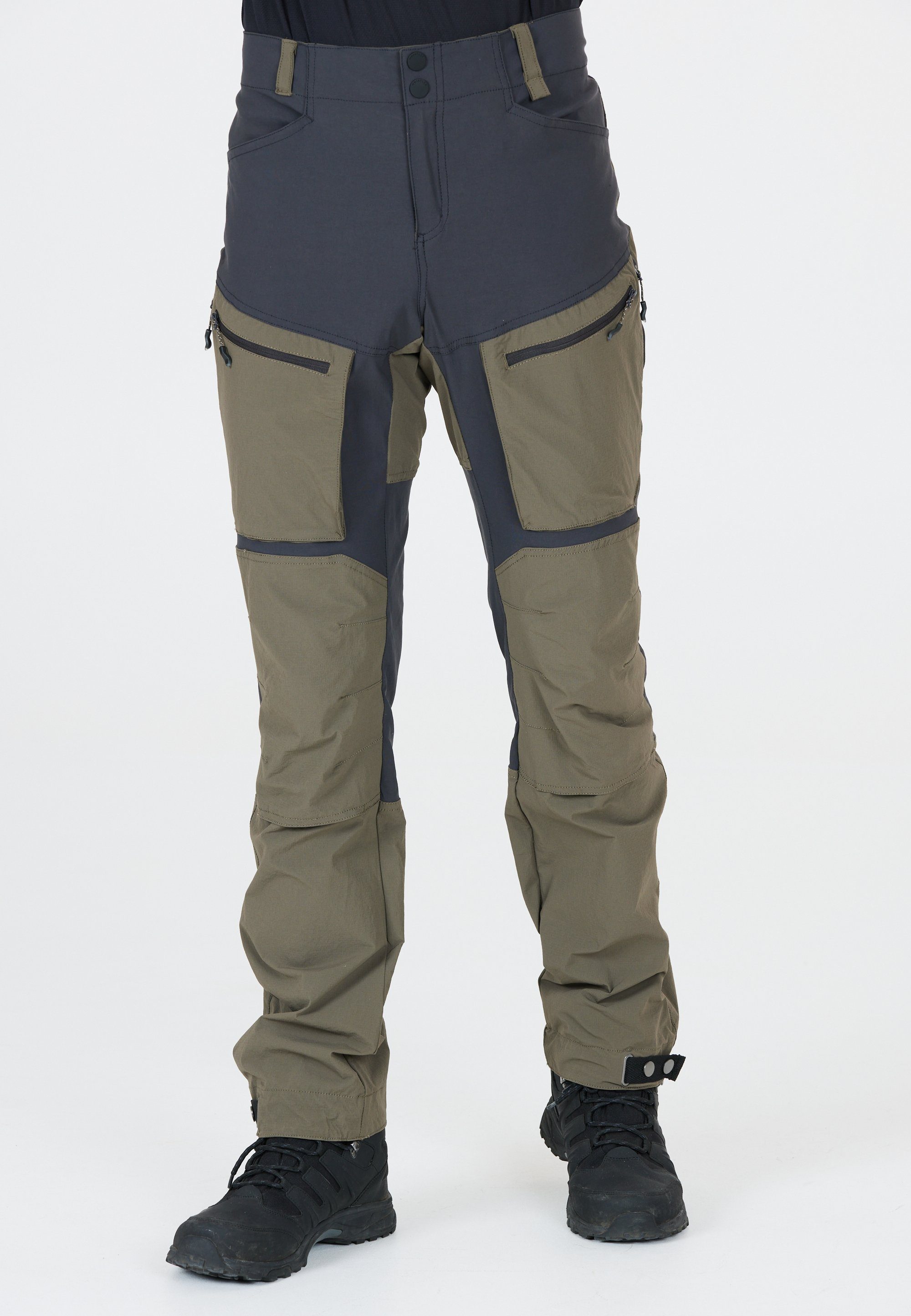 WHISTLER Cargohose Kodiak mit verstellbarem Bund grau