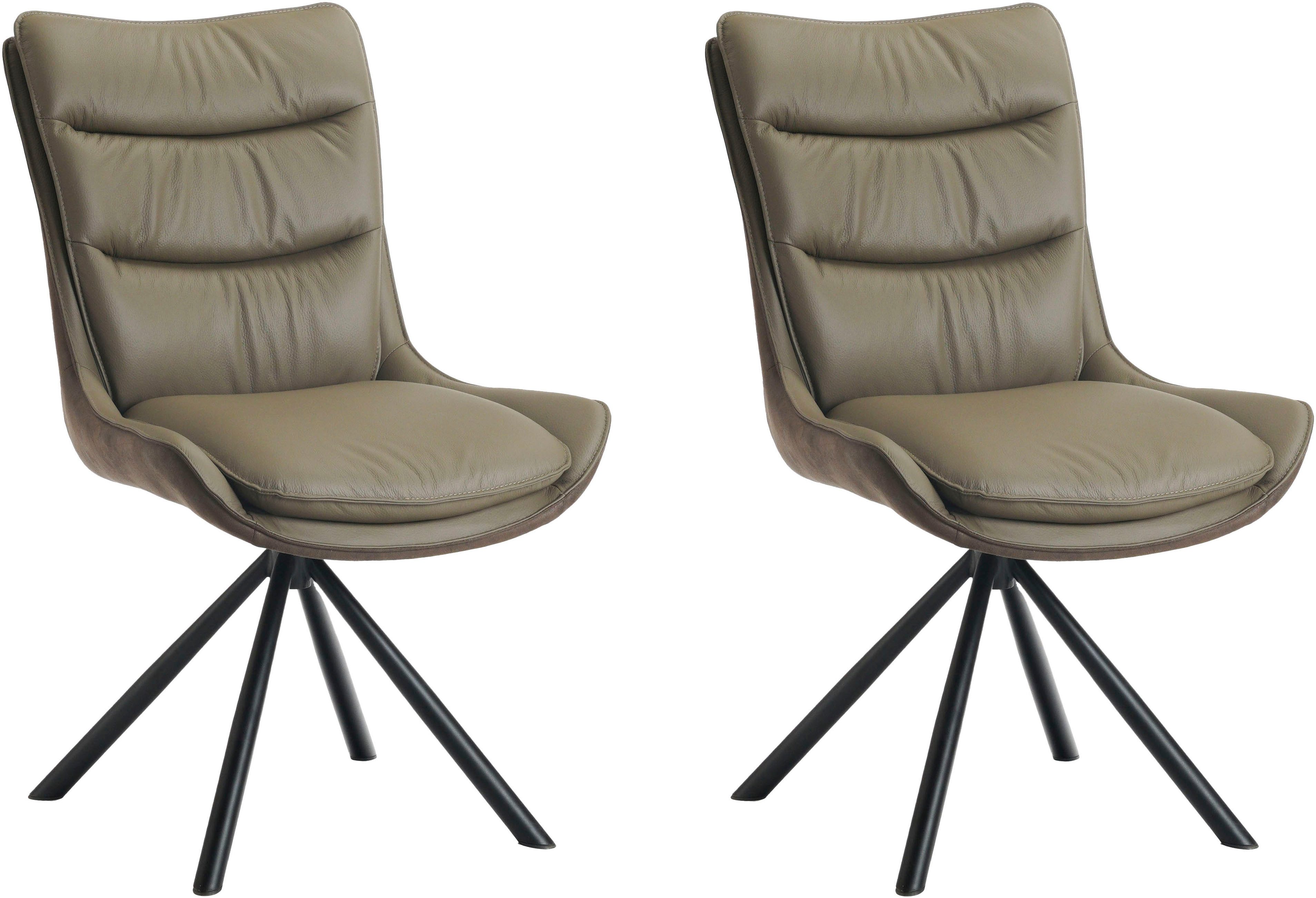 Jockenhöfer Gruppe Drehstuhl Maurice (Set, 2 St) (Set, 2 St), Echtleder, in günstig online kaufen