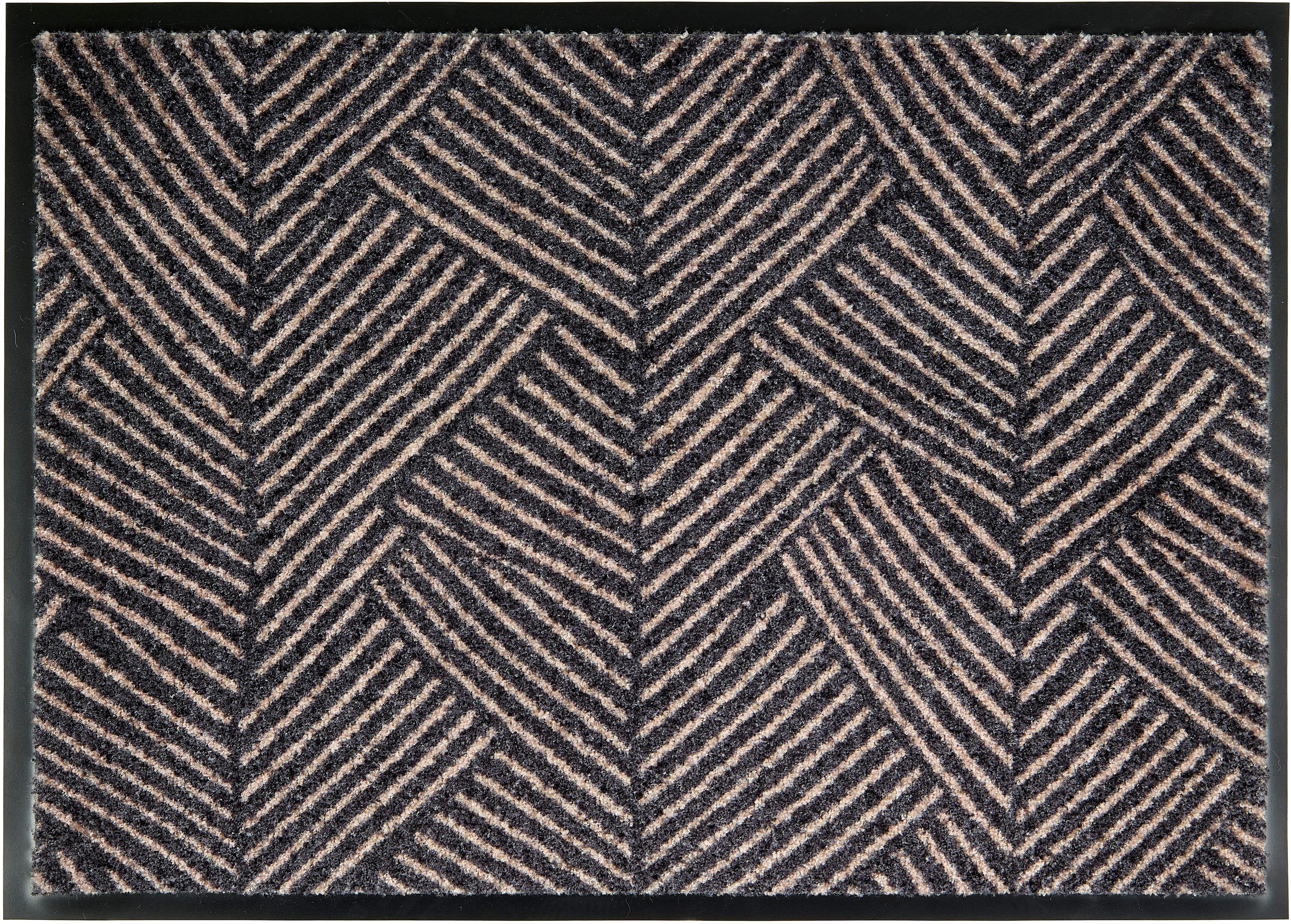 SCHÖNER WOHNEN-Kollektion Fußmatte Bellevue, rechteckig, Höhe: 8 mm, Türmatte, Schmutzfang, In und Outdoor, Sauberlauf, waschbar