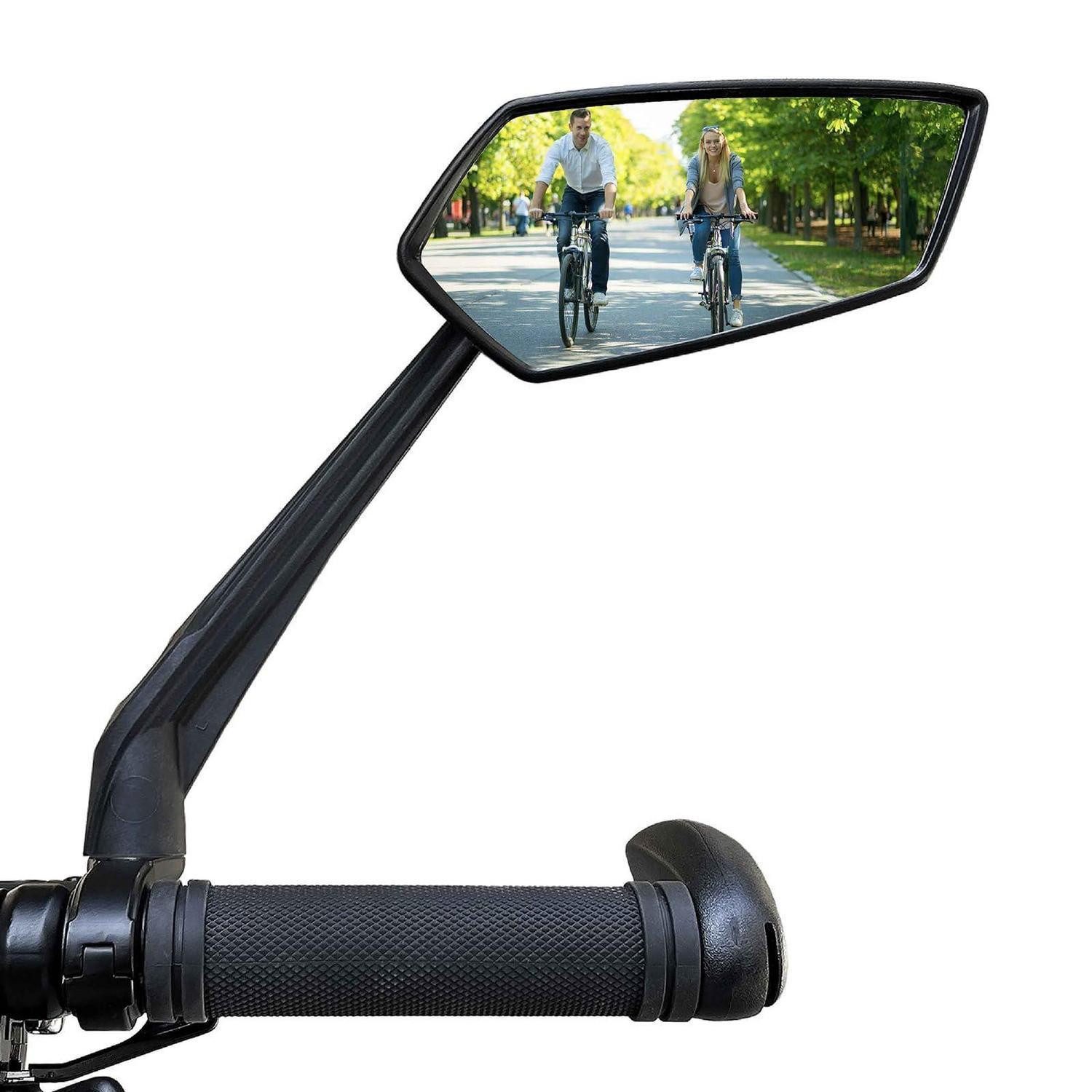 LuxusKollektion Fahrradspiegel Fahrradspiegel Echtglas 360 verstellbar Ebike Lenker Rechts (1-St)