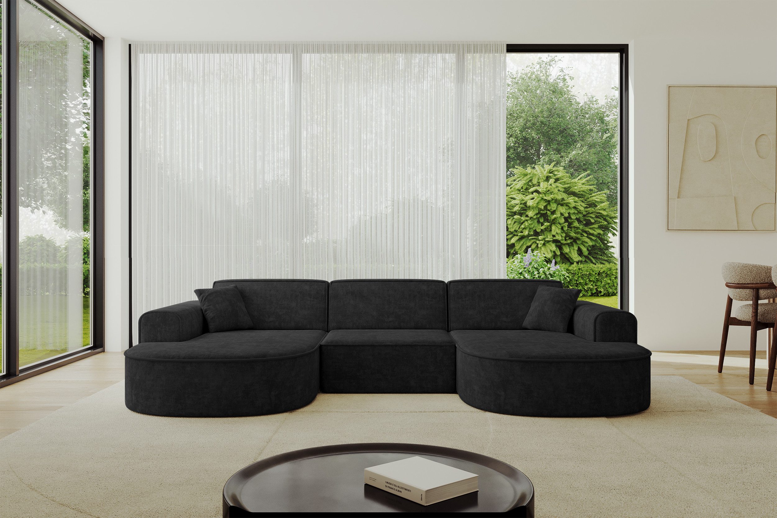 ALTDECOR Wohnlandschaft MARI-U1, Sofa Praktische Bequeme Funktionsecke Couch U-Form Eckcouch, Corner Sofa U-Form Vielseitige Sofa Wohnlandschaft Wohnzimmer