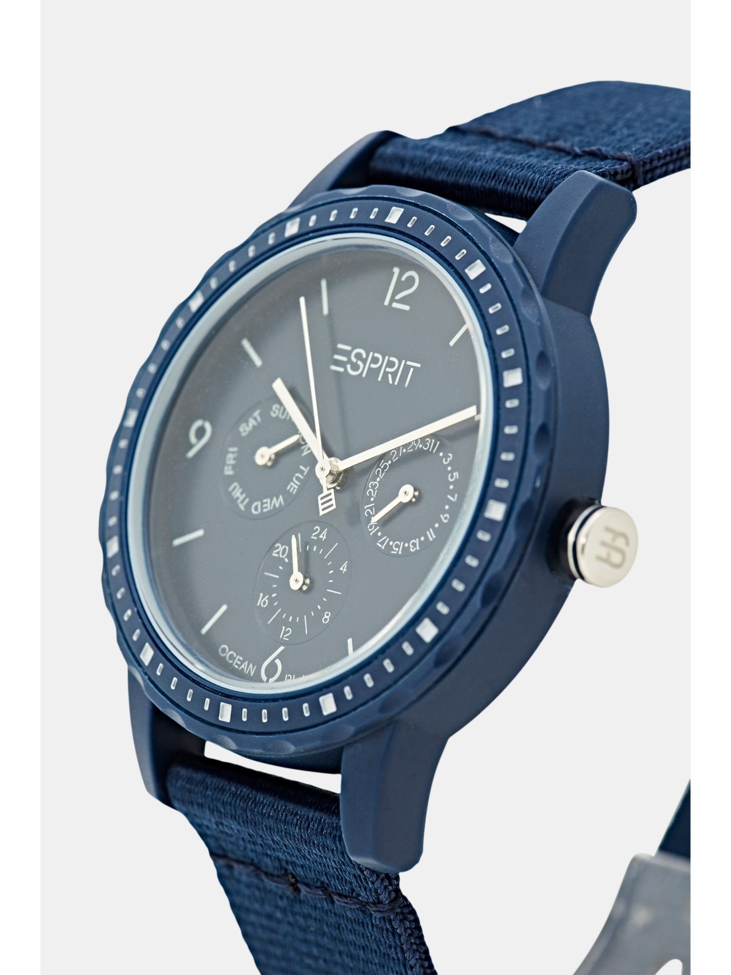 Damen Uhren Esprit Chronograph Recycelt: Multifunktionsuhr aus Meeresplastik