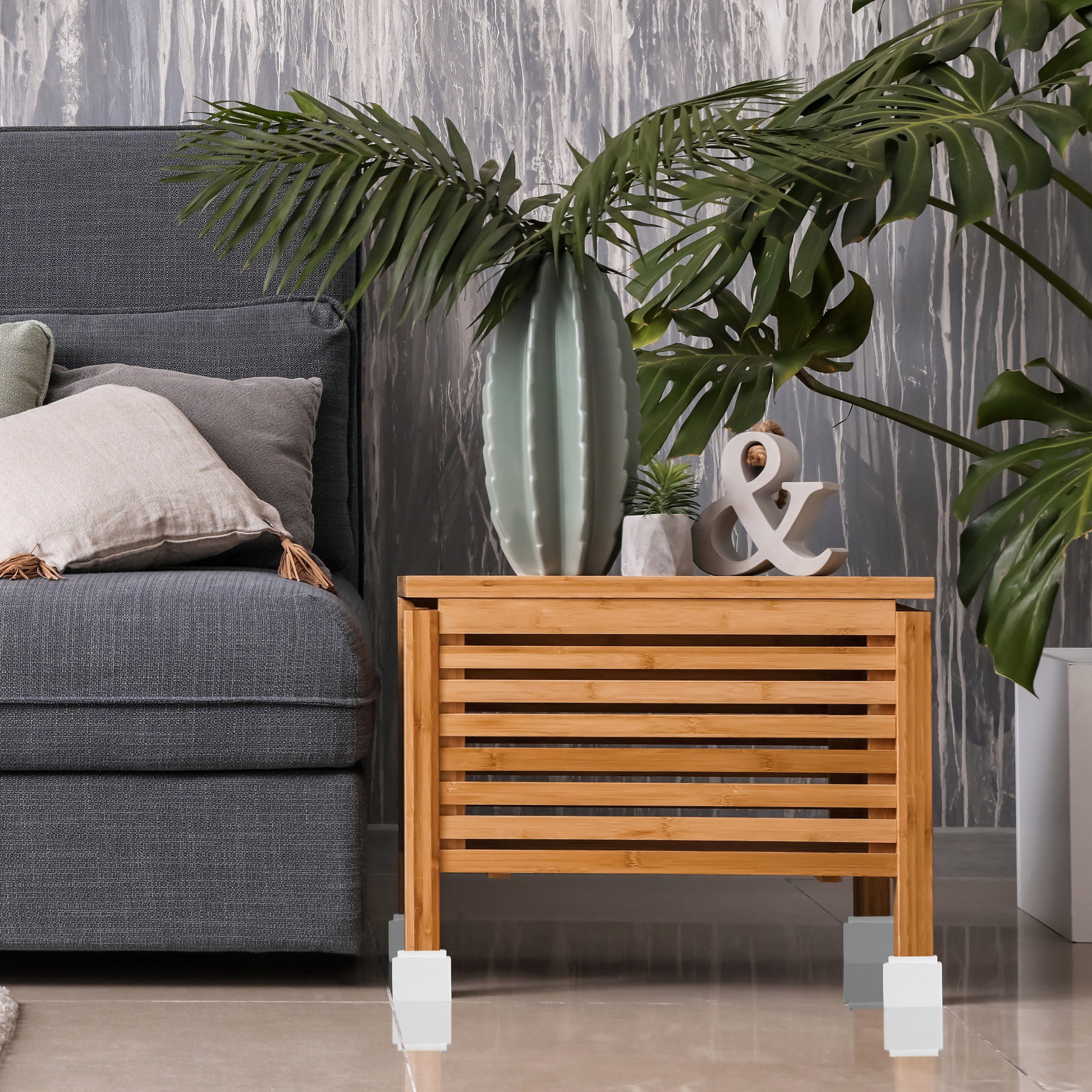 relaxdays Erhöhungs-Set Möbelerhöher 4er Set in günstig online kaufen