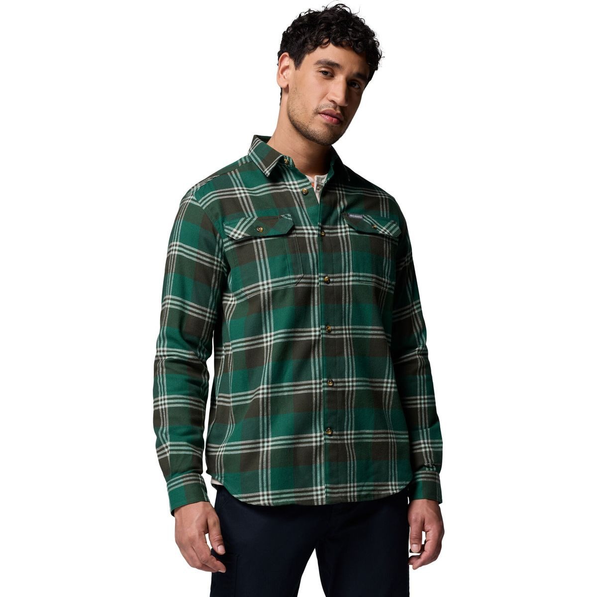 Columbia Outdoorbluse Men's Flare Gun Stretch Flannel Shirt Atmungsaktives Stretch-Flanellhemd mit schweißableitendem Design und