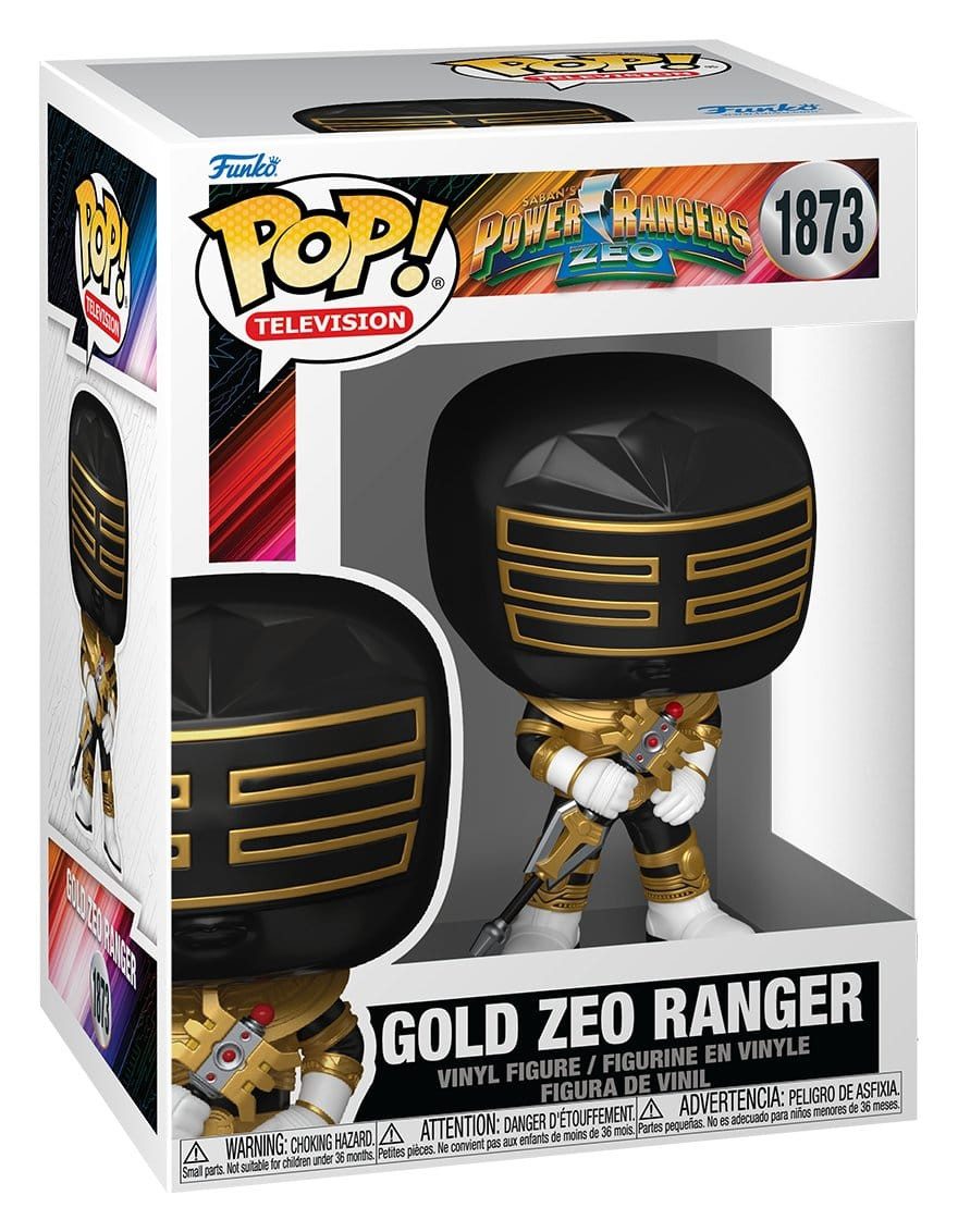 Funko Merchandise-Figur Power Rangers Zeo POP! Movies Vinyl Figuren Zeo Ranger Gold 9 cm