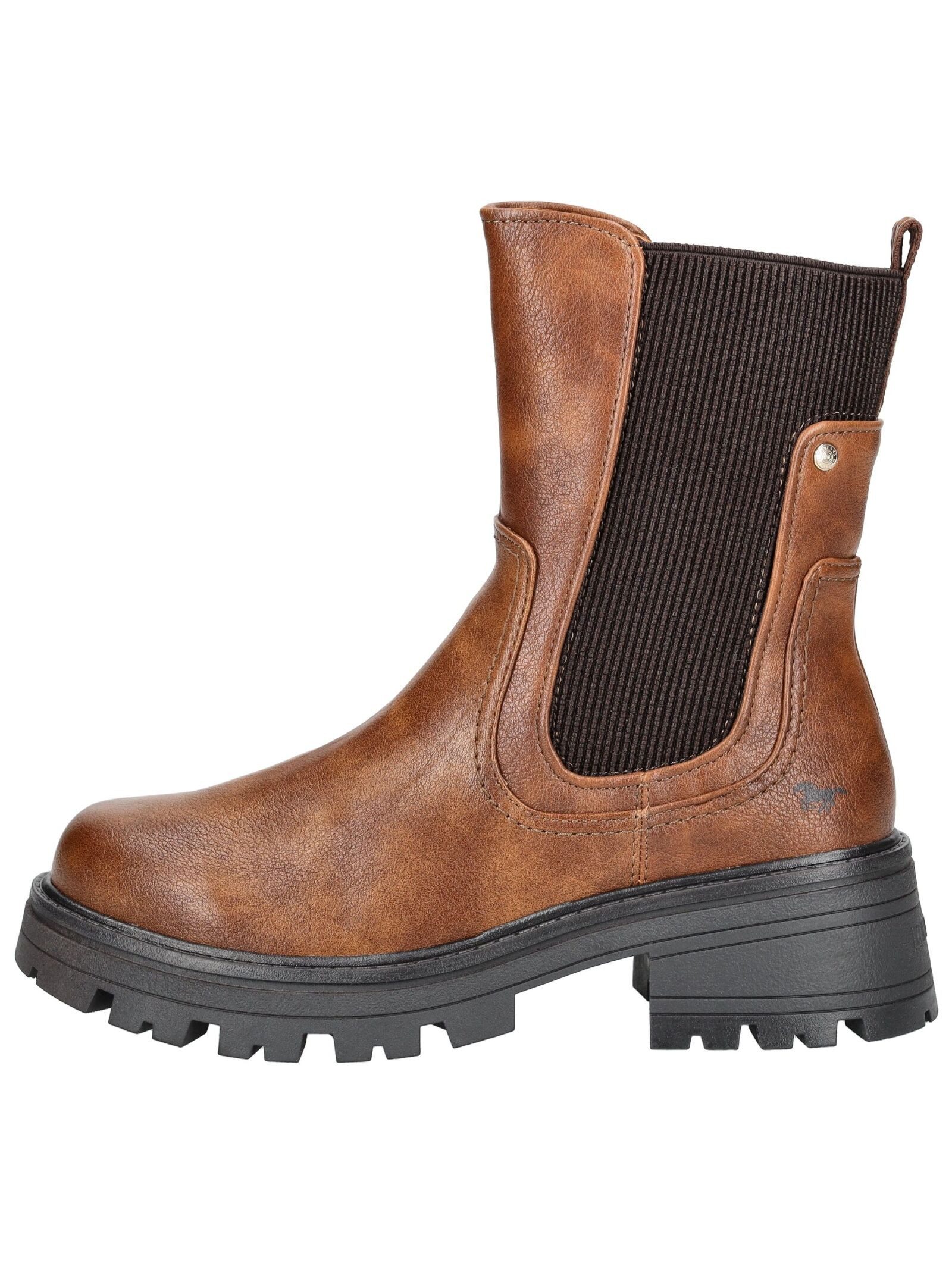 MUSTANG Stiefelette Lederimitat/Textil Stiefelette günstig online kaufen