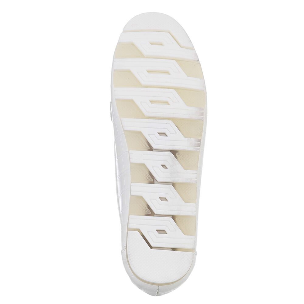 Ital-Design Elegante Mokassins mit Schnalle für Damen - Komfortabel & Stilvoll Slipper (89930193) Flach Mokassins in Weiß