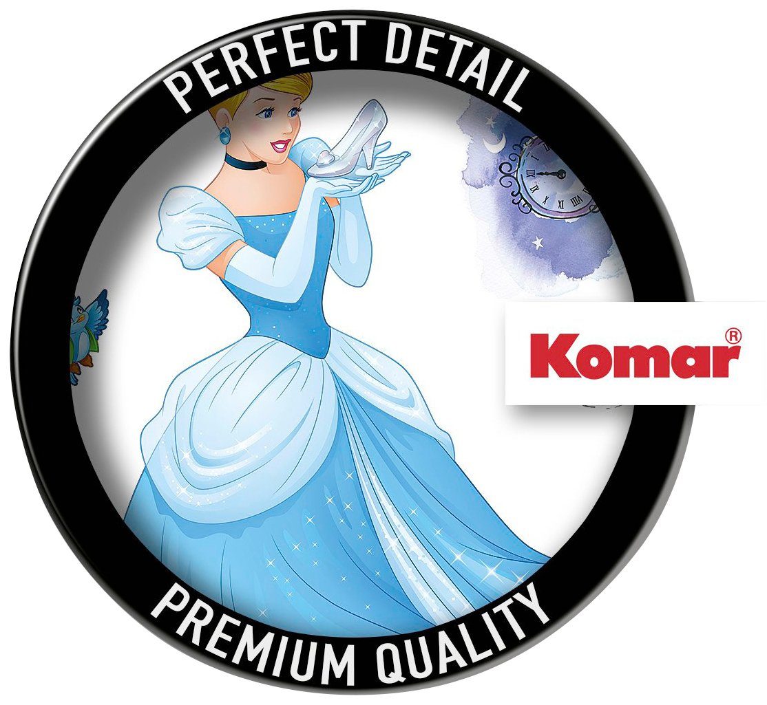 Komar Vliestapete Selbstklebende Vlies - Cinderella XXL - Größe 127 x 200 cm, glatt, bedruckt, (1 St), Kinderzimmer