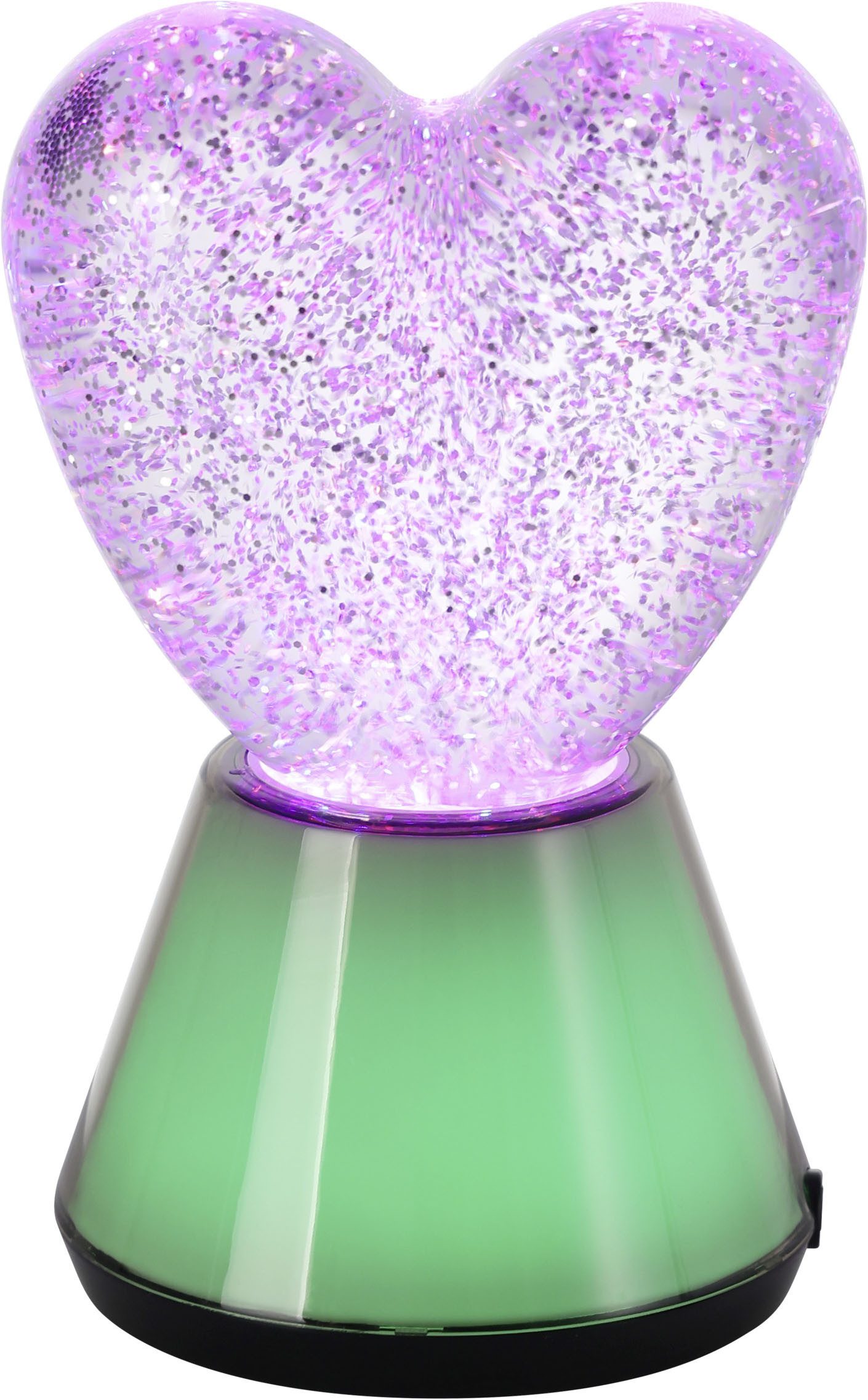 EGLO LED Tischleuchte GLITTER, RGB, LED fest integriert, LED Glitzer Tischlampe Glitter, RGB Glitzerlampe mit Farbwechsel