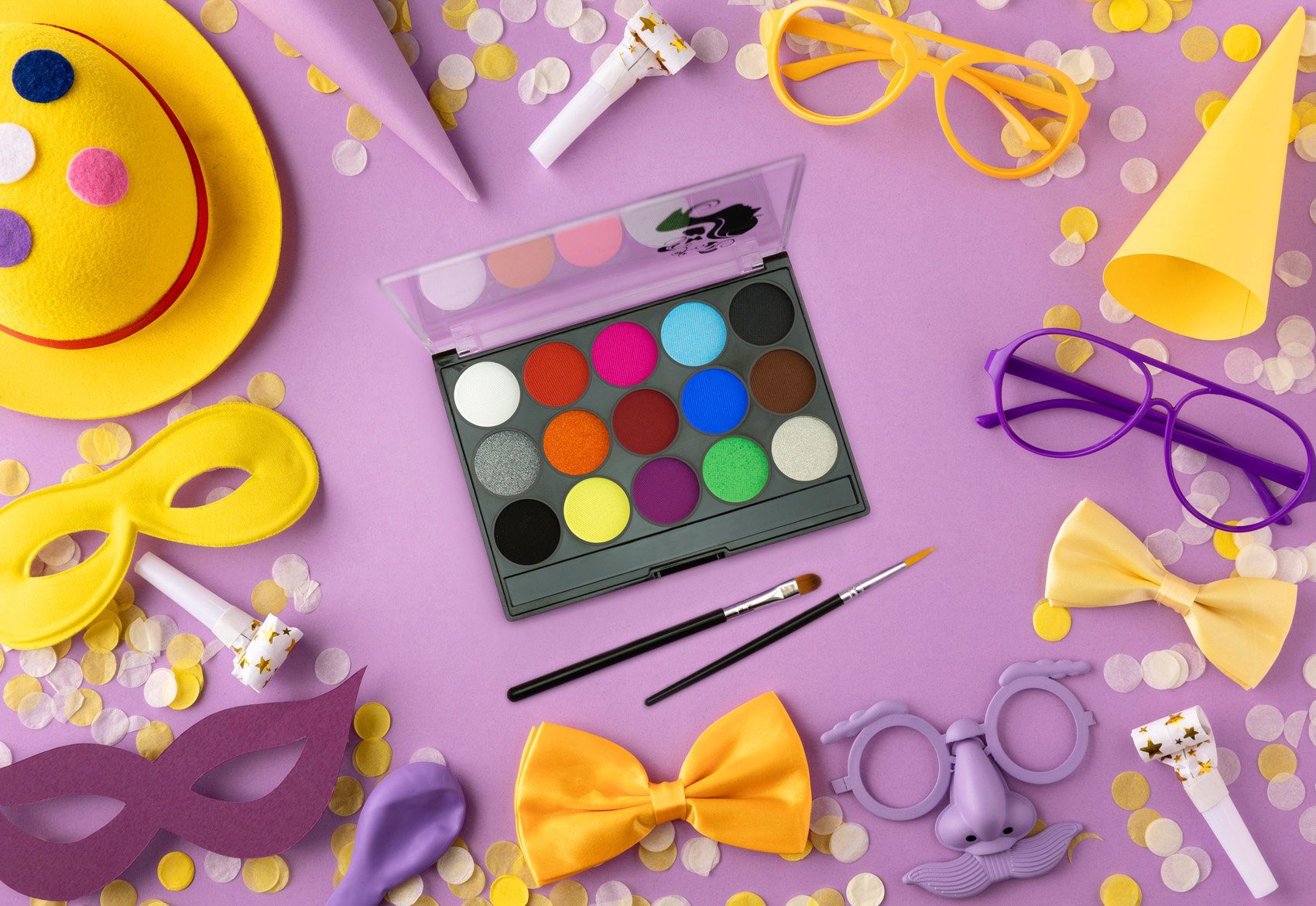 Yisight Bodypainting Farben – Waschbare Gesichtsfarbe Für Karneval & Halloween (30g)