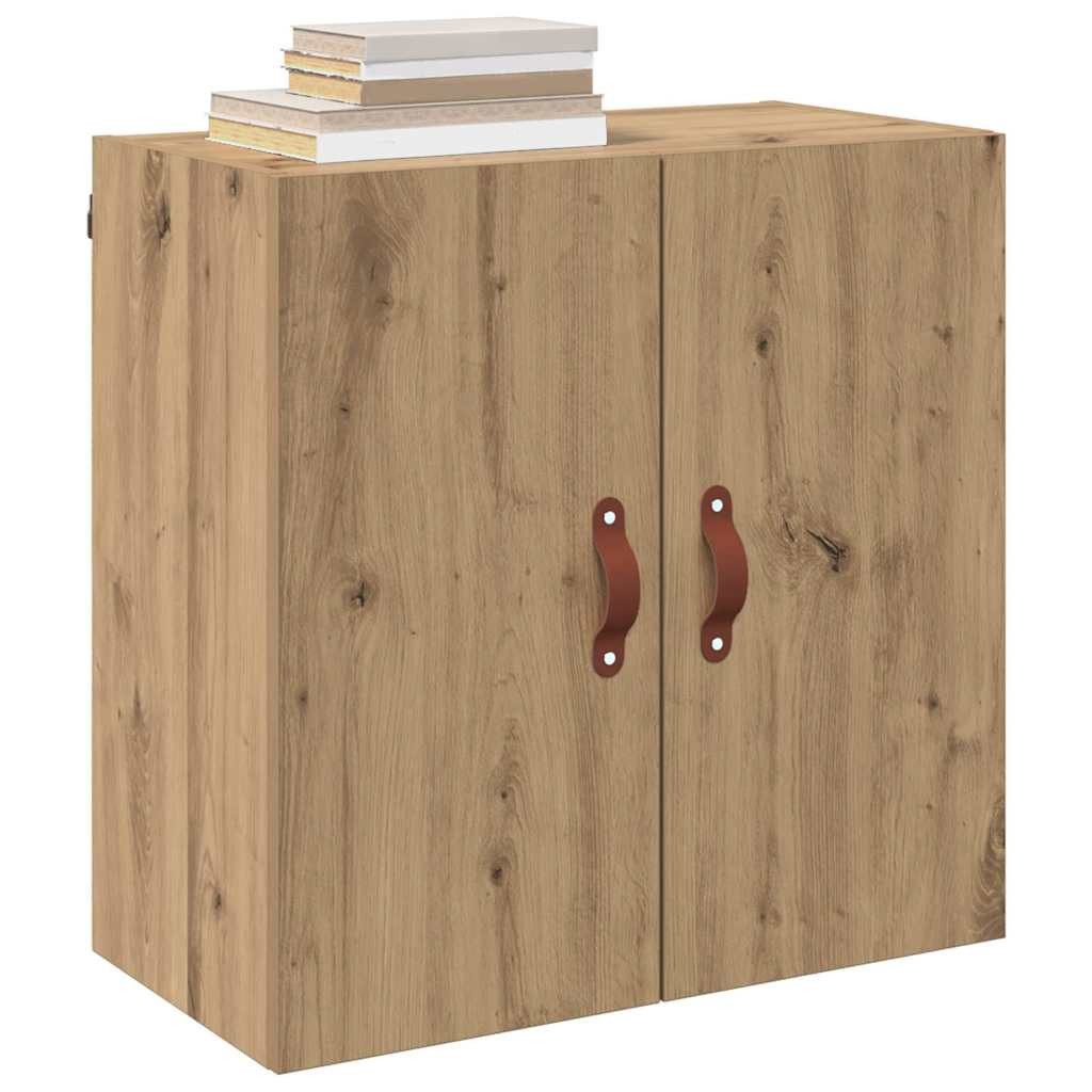vidaXL Aktenschrank 60 x 31 x 60 cm Wandschrank Eiche handwerklich 60x31x60 cm Spanplatte
