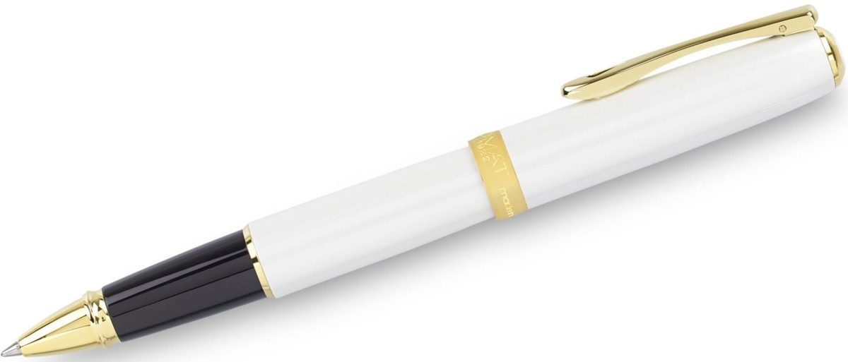 DIPLOMAT Füllfederhalter Tintenroller Excellence A2 weiß Perlmutt weiß