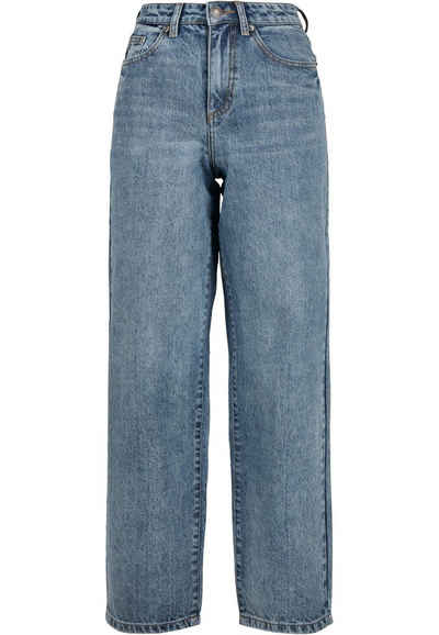 URBAN CLASSICS Bequeme Jeans Urban Classics Damen Ladies High Waist 90´S Wide Leg Denim Pants (1-tlg)