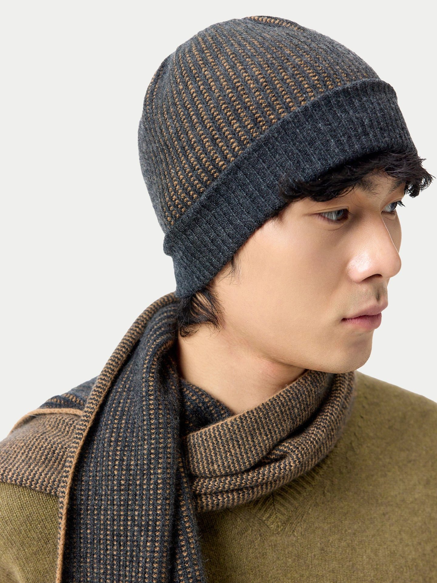 GOBI Cashmere Strickschal Zweiseitiger Kaschmir-Schal