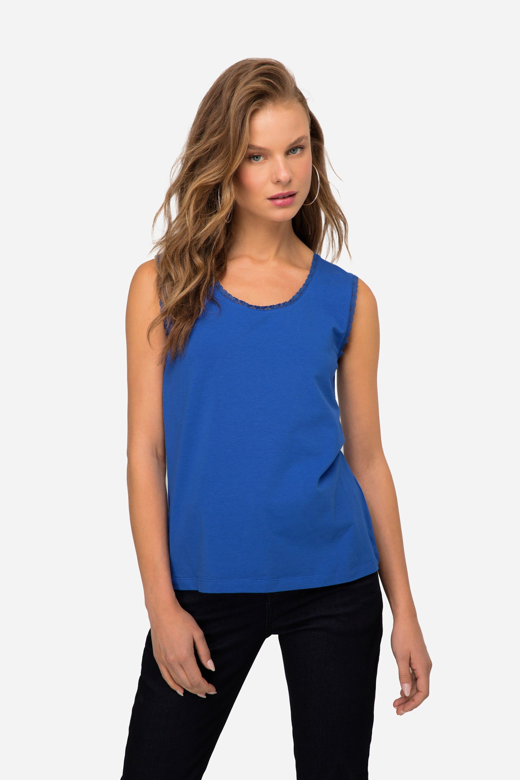 Laurasøn Longtop Top körpernah Spitze