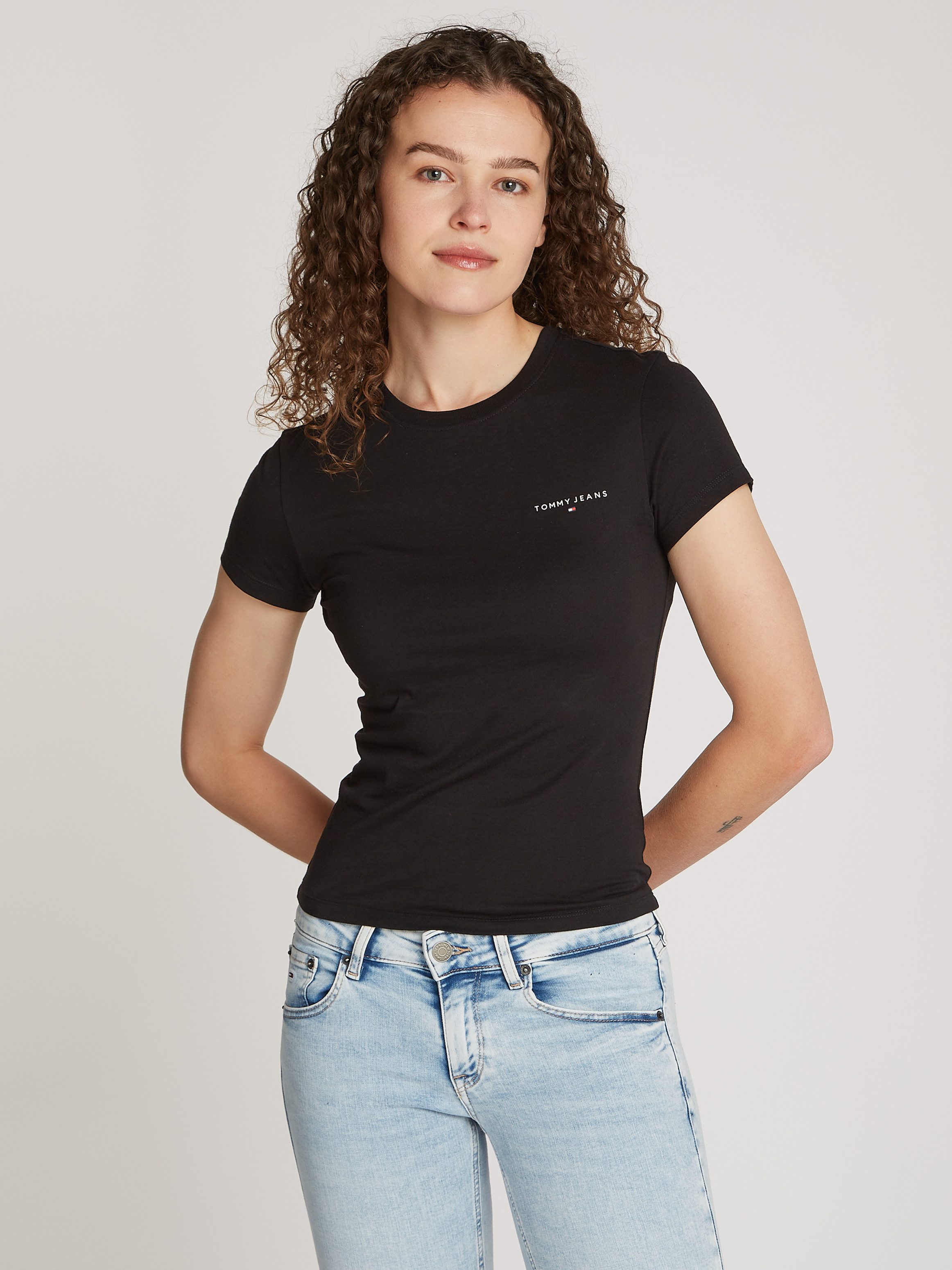 Tommy Jeans T-Shirt TJW SLIM LINEAR günstig online kaufen