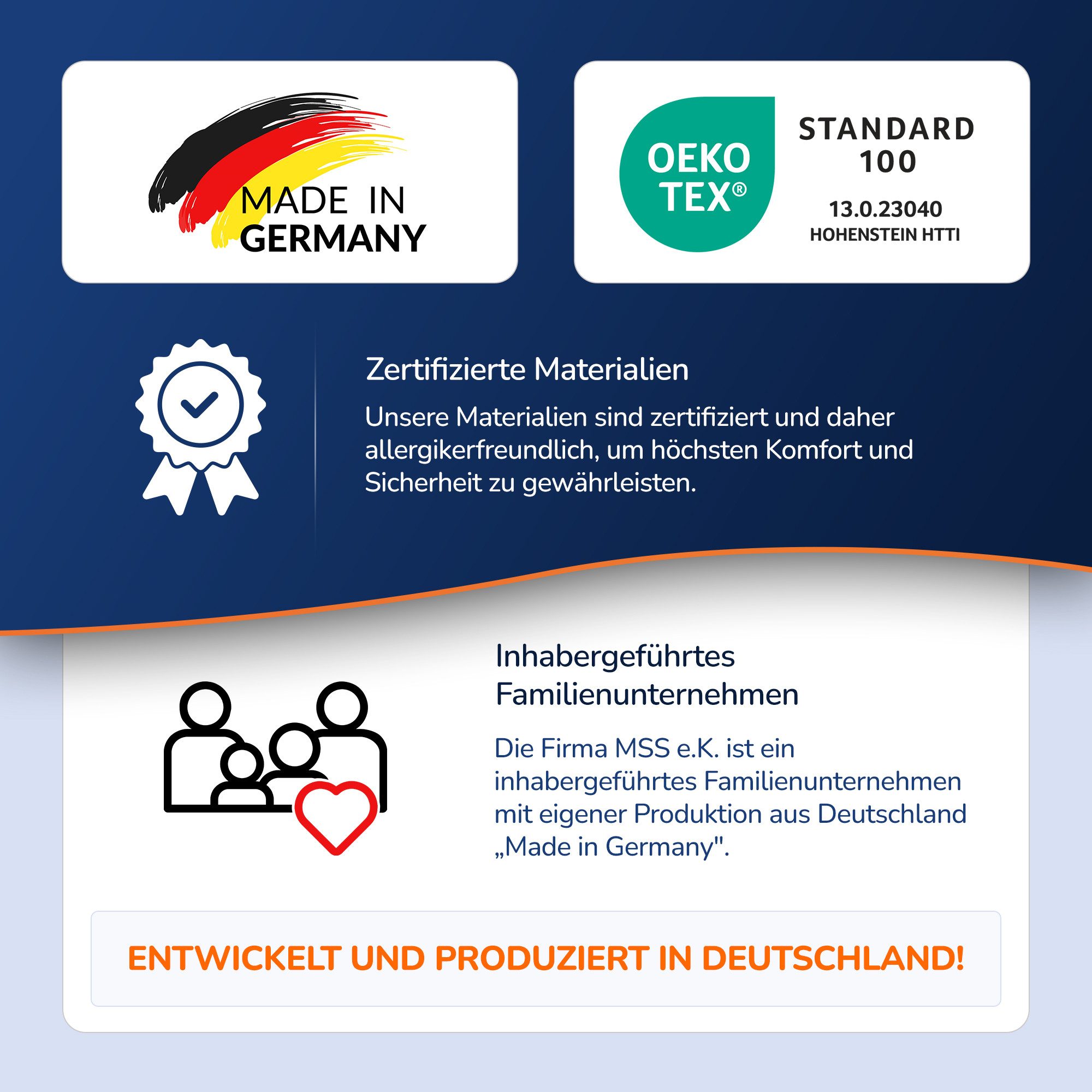 Kaltschaummatratze 7 Zonen ergonomisch H2 H3 H4 H5 H6 - 90x200 120x200 140x200 180x200, MSS e.K., verschiedene Größen, Härtegrade und Höhen - atmungsaktiv