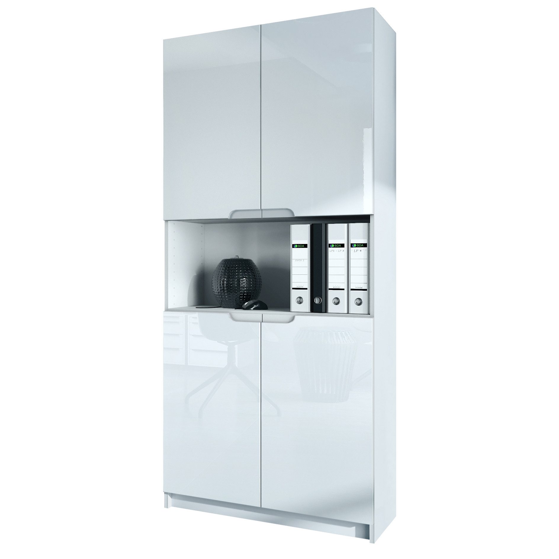 Vladon Aktenschrank Logan V2 (Aktenschrank, mit günstig online kaufen
