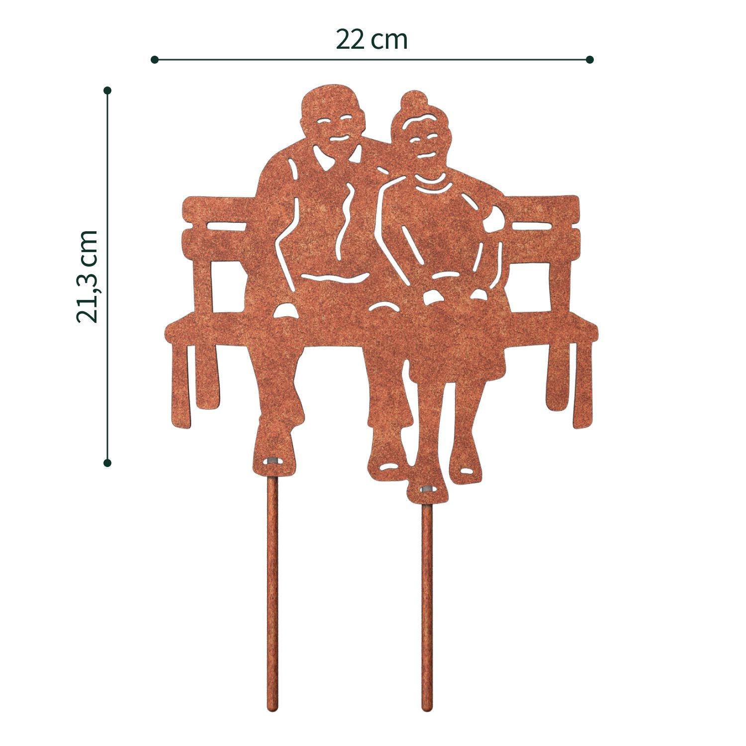 VERDOBA Gartenfigur Gartenstecker in Rost & günstig online kaufen