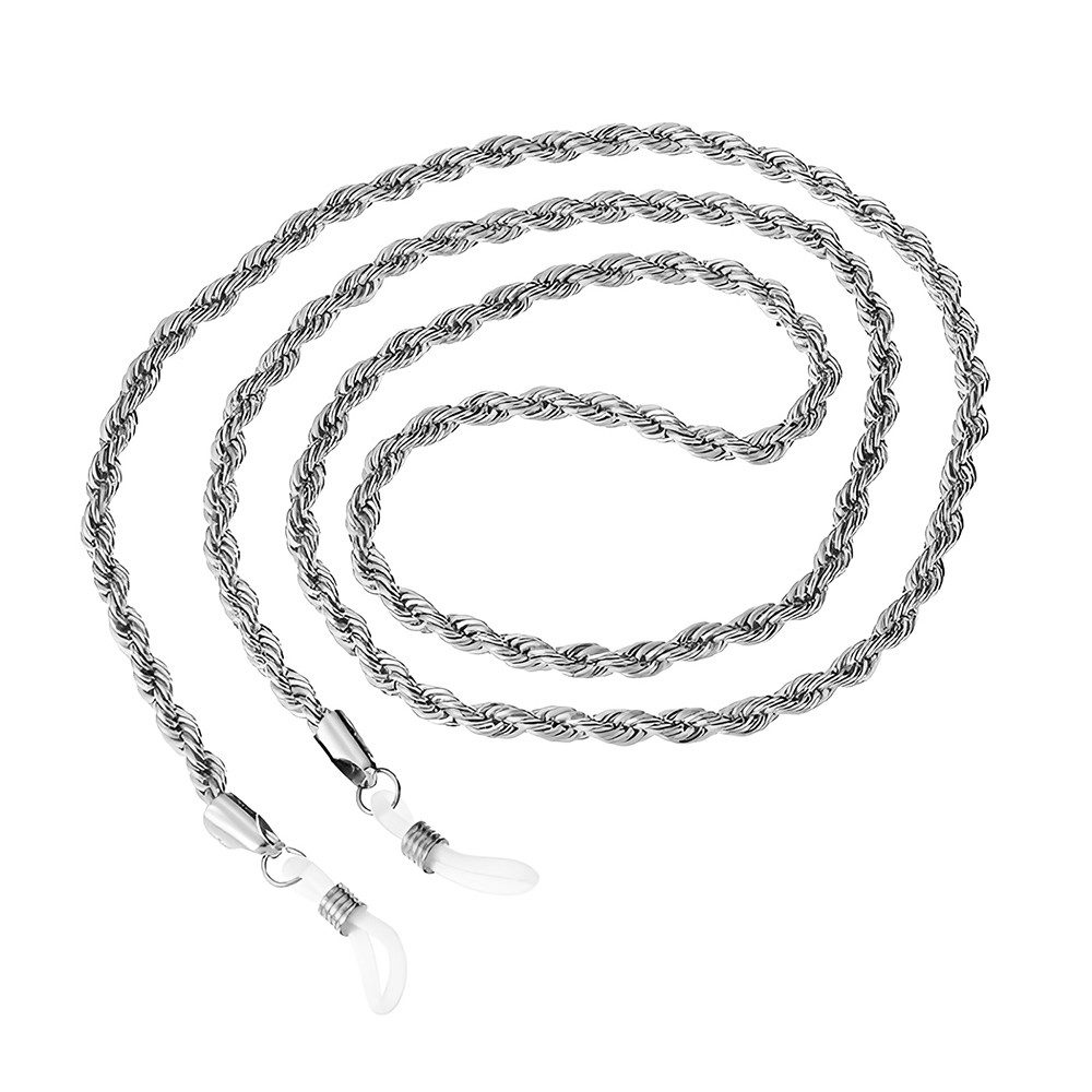 Brillenkette Hängende Hals Gläser Kette, rutschfeste Silikon Schnalle, Gläser Seil