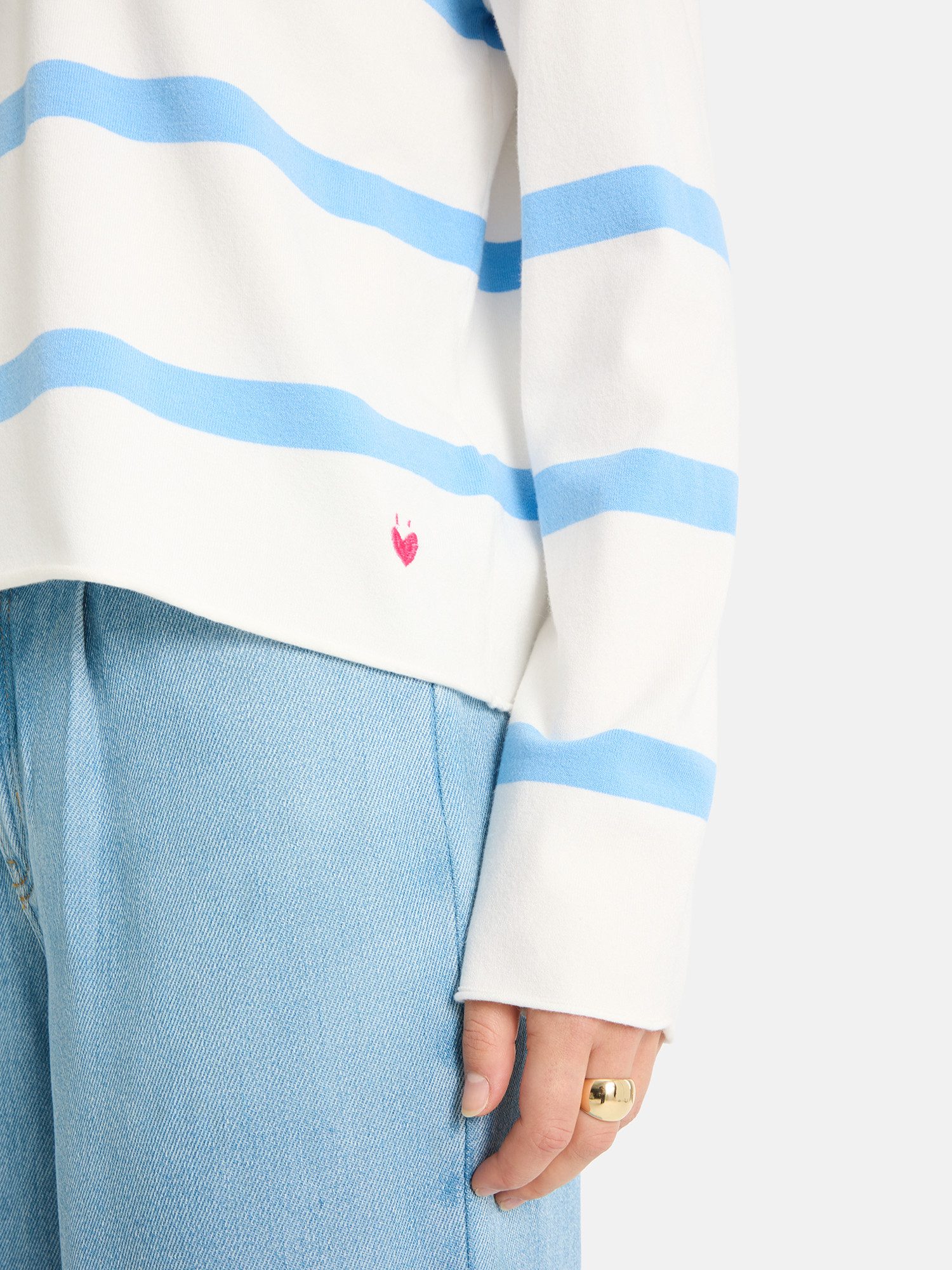 Lieblingsstück Rundhalspullover MarciEP mit Streifen