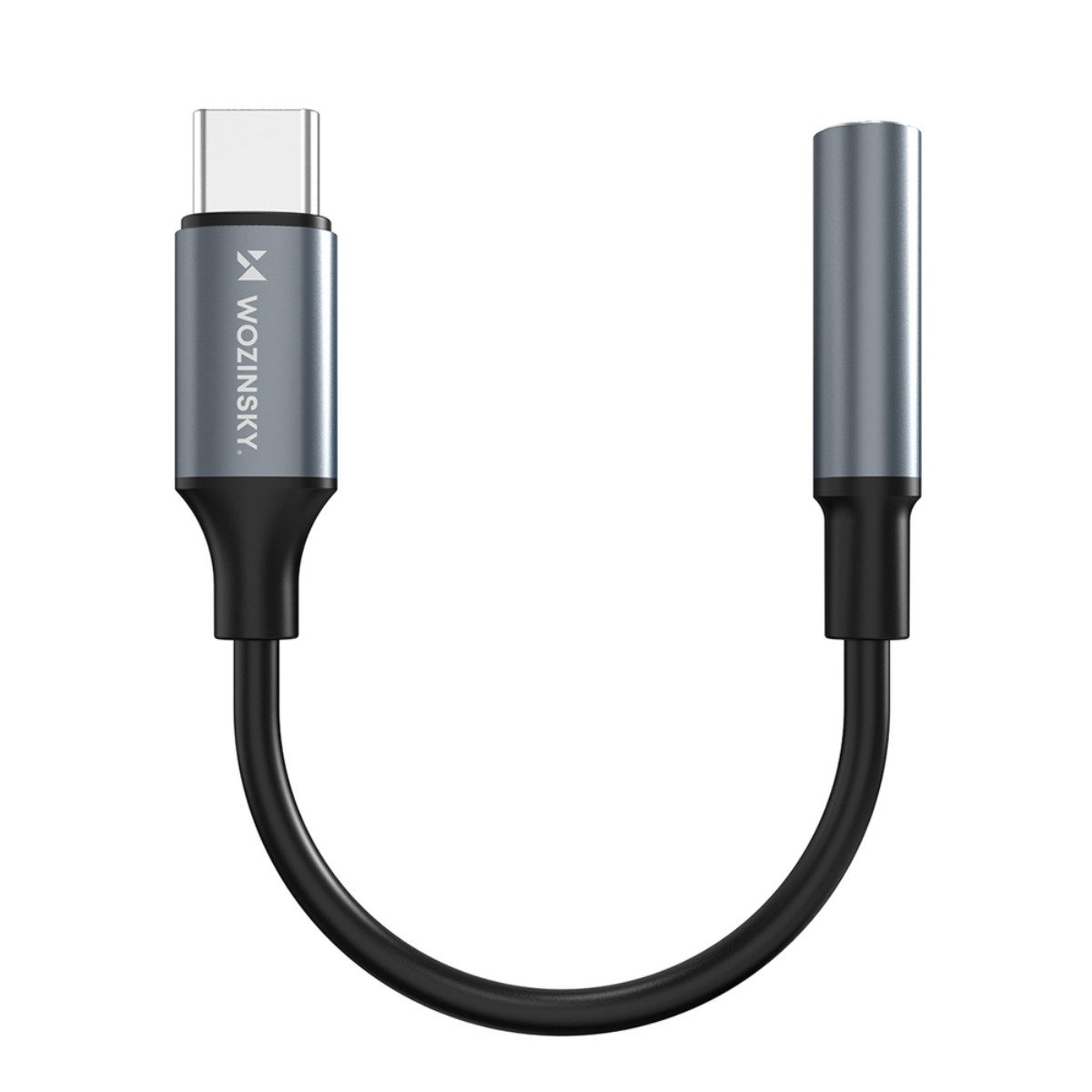Wozinsky WACM-01 Audio-Adapter USB-C Stecker zu 3,5-mm Klinke Buchse, USB-C zu 3,5-mm Audioadapter mit HiFi Klang