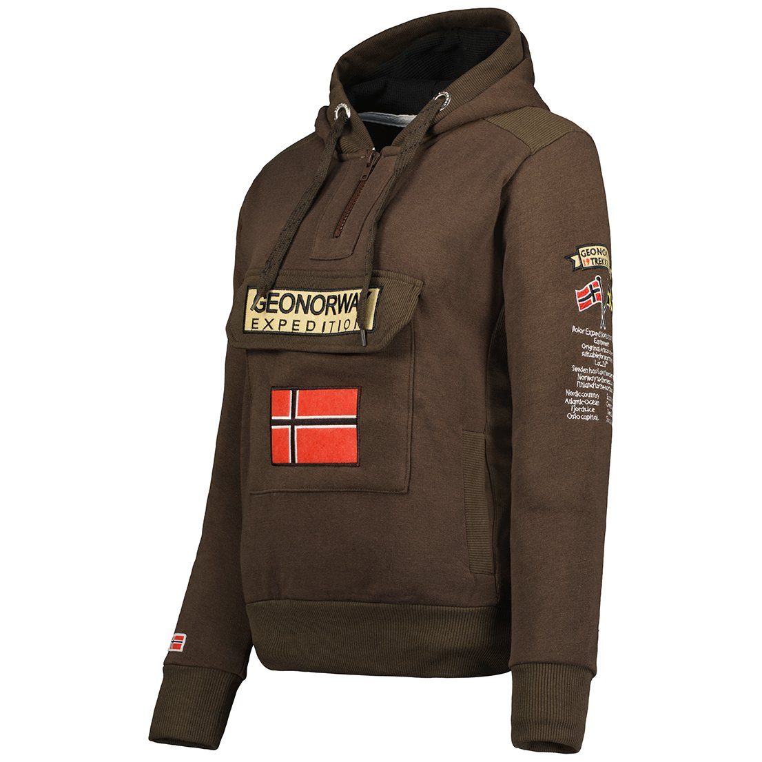 Geographical Norway Kapuzensweatjacke Damen Hoodie brgymclass (1-tlg) Mit kapuze