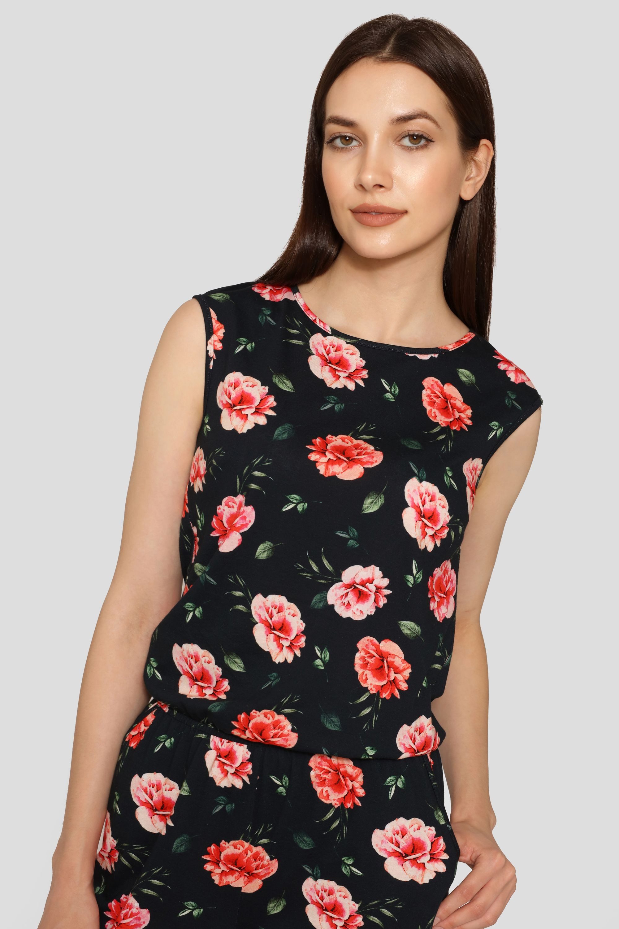 Bellivalini Jumpsuit Jumpsuit Women's Elegant Trouser Suit Playsuit Romper BLV50-211 (2-piece)