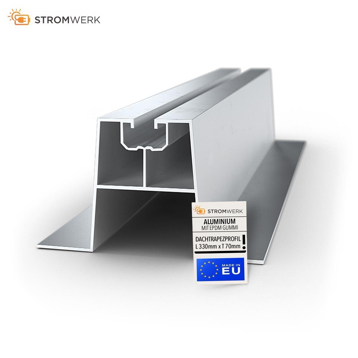 Solarmodul-Halterung Solarmodul Halterung Trapezblechprofil