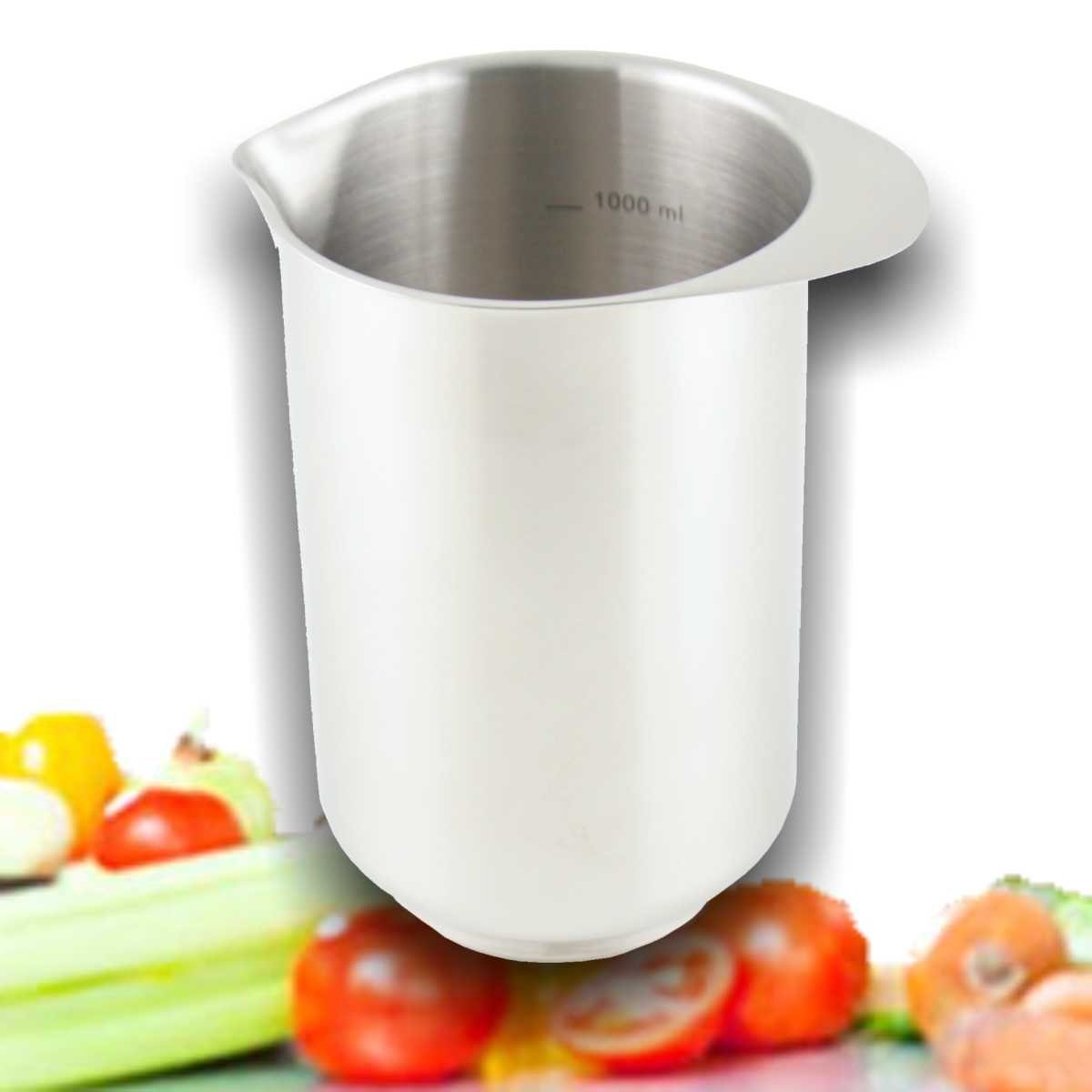 ROSTI Rührschüssel ROSTI Rühr-Becher MARGRETHE Edelstahl ca 1L, RO-245122, Edelstahl, (Stück)