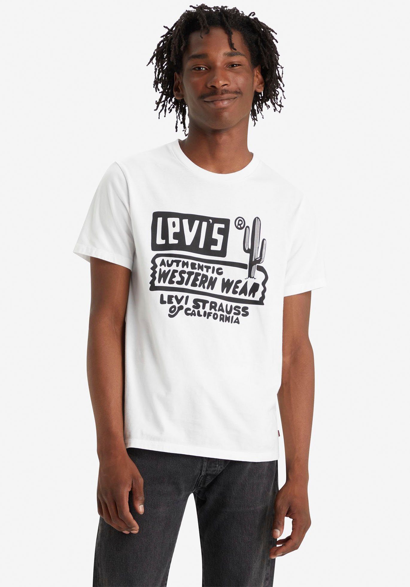 Levi's® Print-Shirt WESTERN WEAR WHITE+