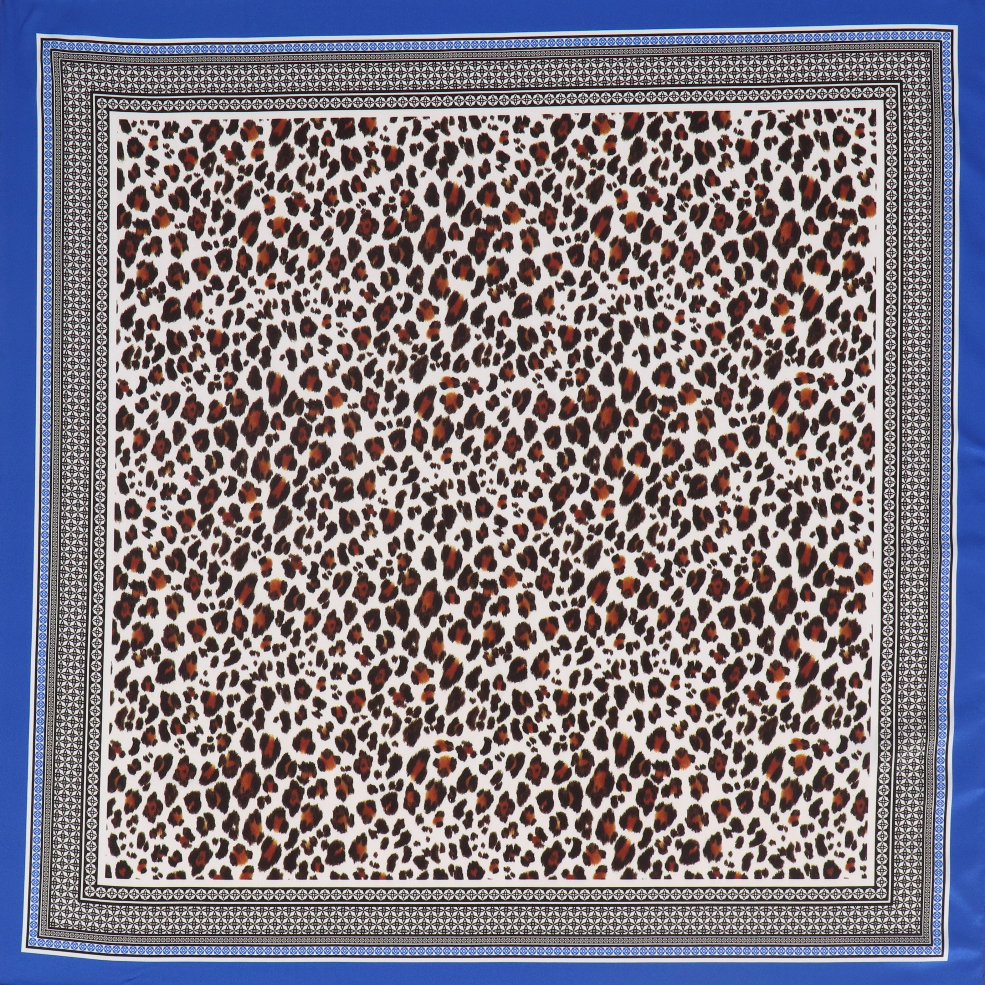 halsüberkopf Accessoires Modetuch Animal, Leoprint mit brillanter Farbbordüre