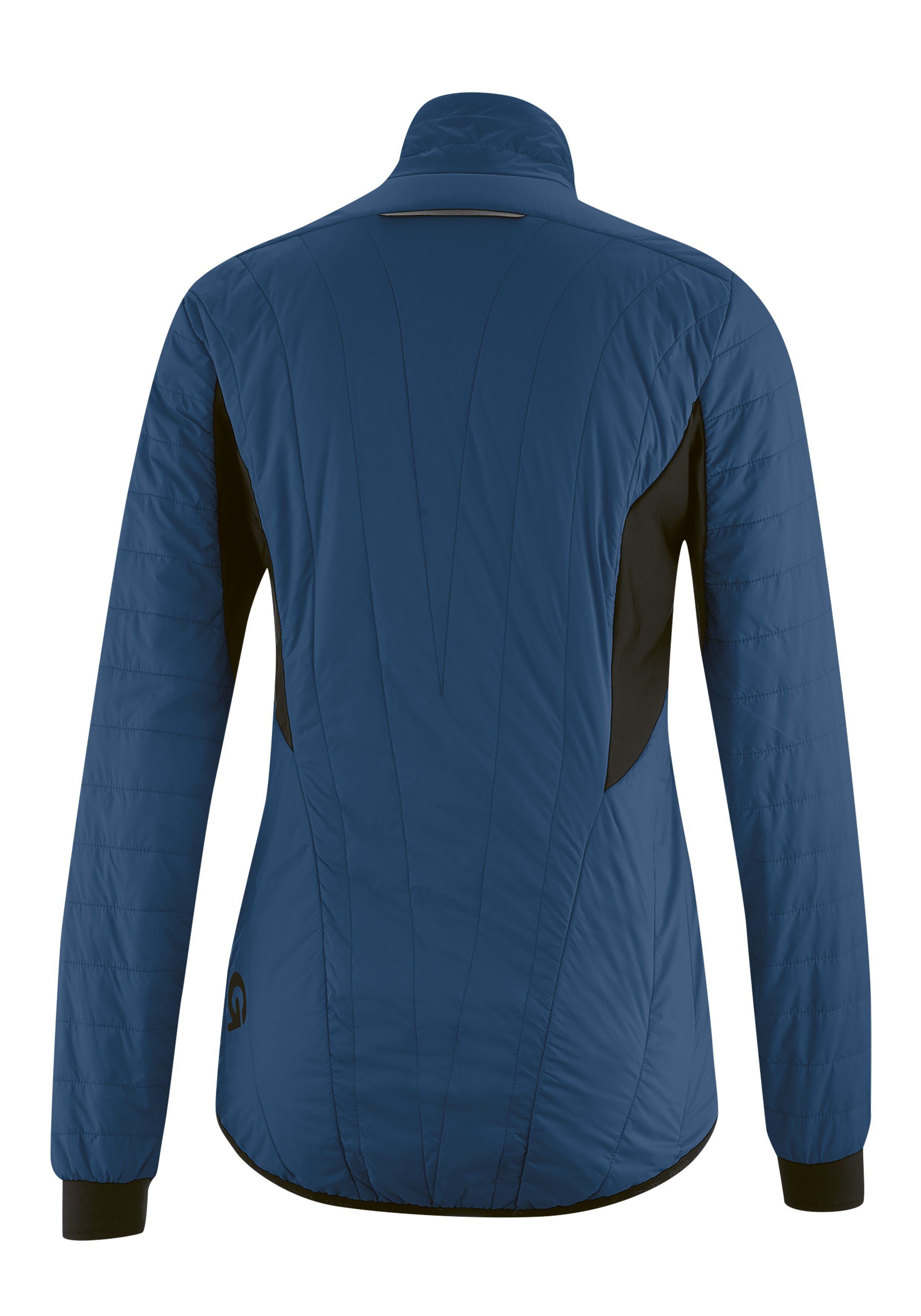 Gonso Fahrradjacke Teixeira Damen und warm, winddicht Primaloft-Jacke, atmungsaktiv dunkelblau