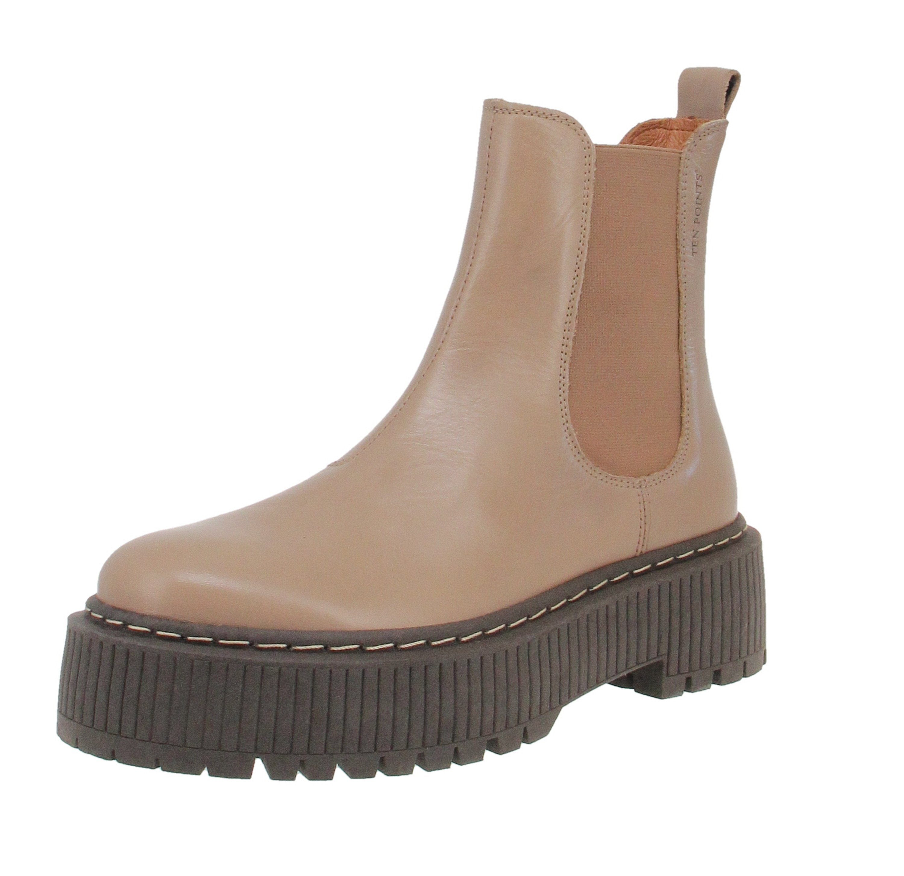 Ten Points Ten Points 60161 Alina - Damen Обувь Сапогиetten - 405-Taupe Сапоги