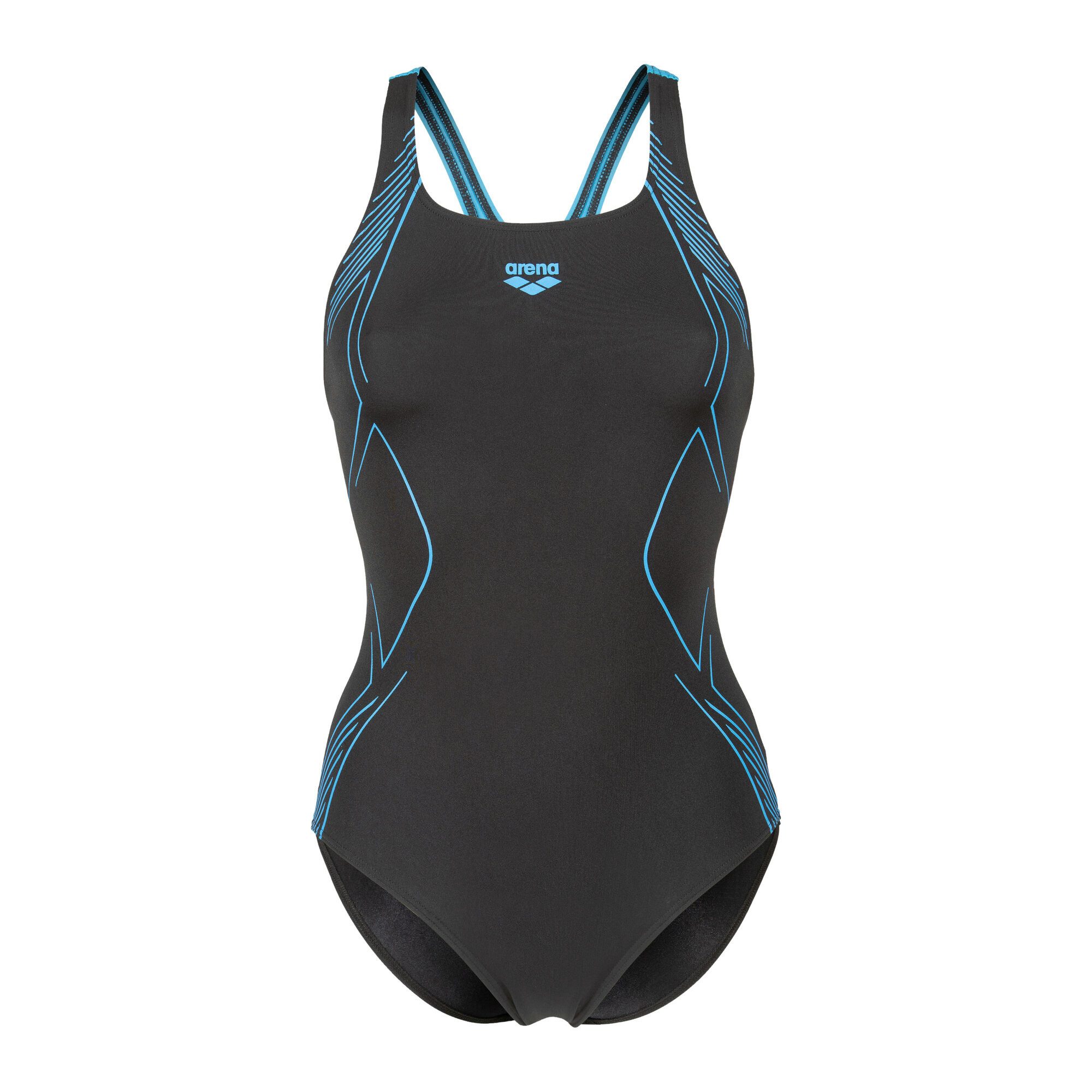 Badeanzug Arena Damen Badeanzug Graphic Swimsuit Swim Pro Back 011182